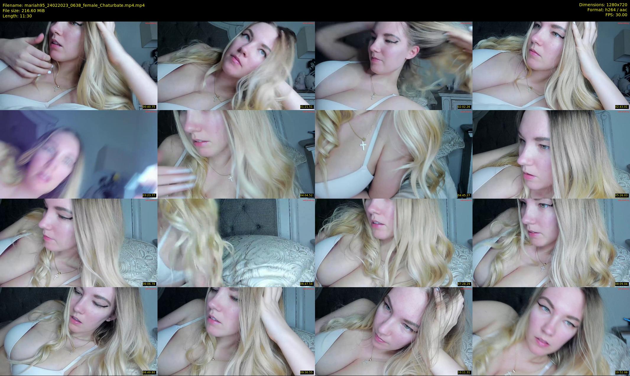 mariah95 — 12 minute Chaturbate female cam show recording, 720p, Feb 24, 2023
