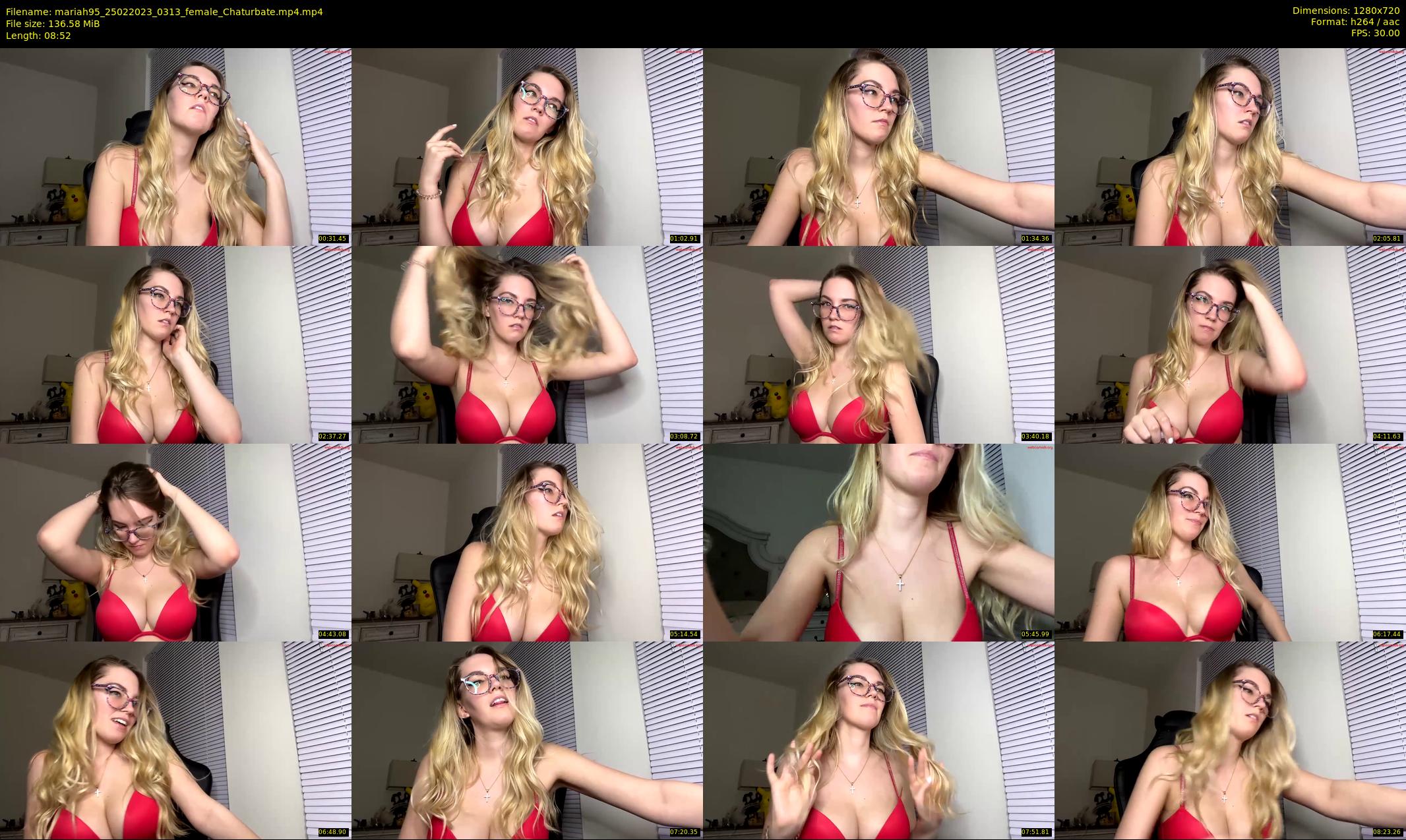 mariah95 — 9 minute Chaturbate female cam show recording, 720p, Feb 25, 2023