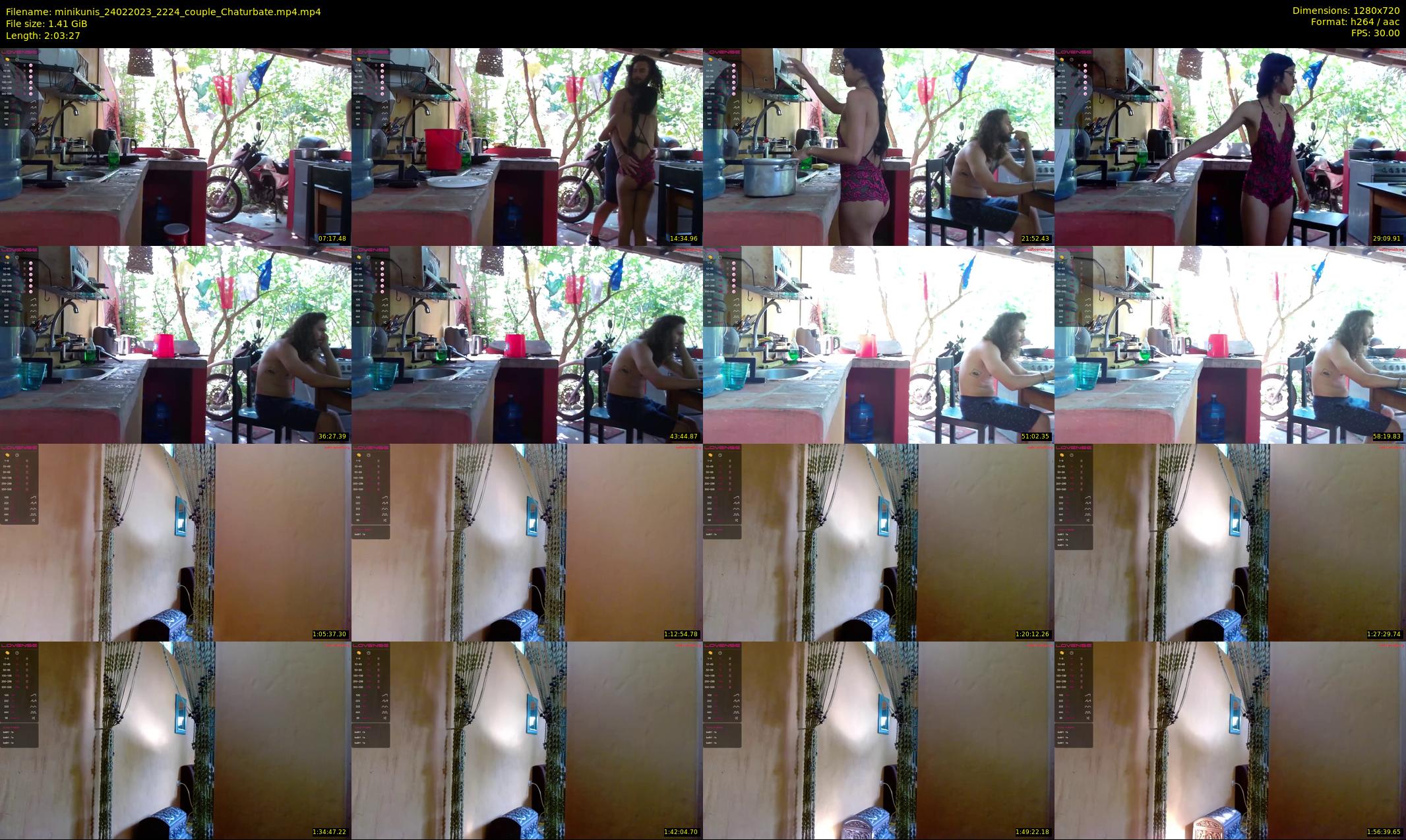 minikunis — 124 minute Chaturbate couple cam show recording, 720p, Feb 24, 2023
