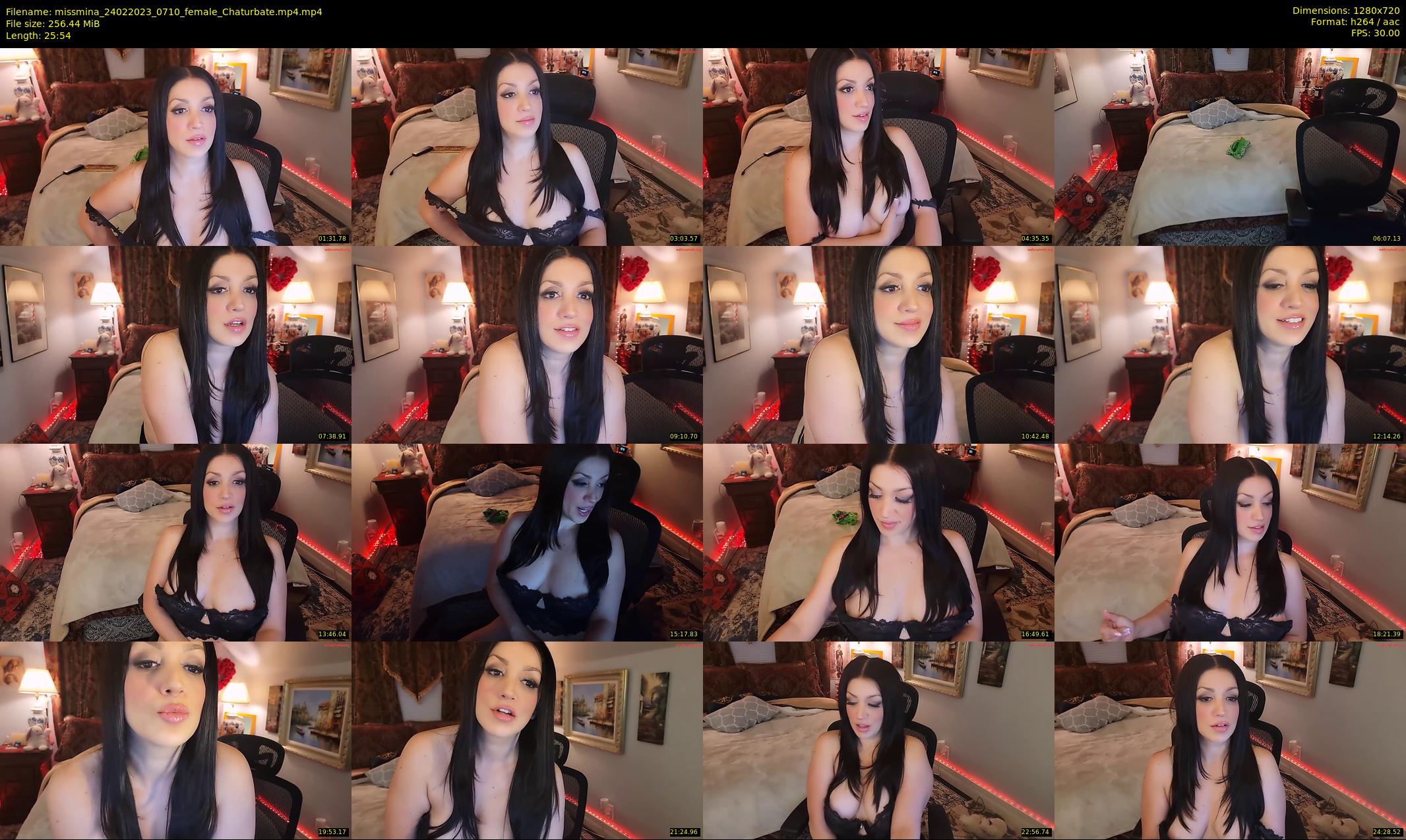 missmina — 26 minute Chaturbate female cam show recording, 720p, Feb 24, 2023