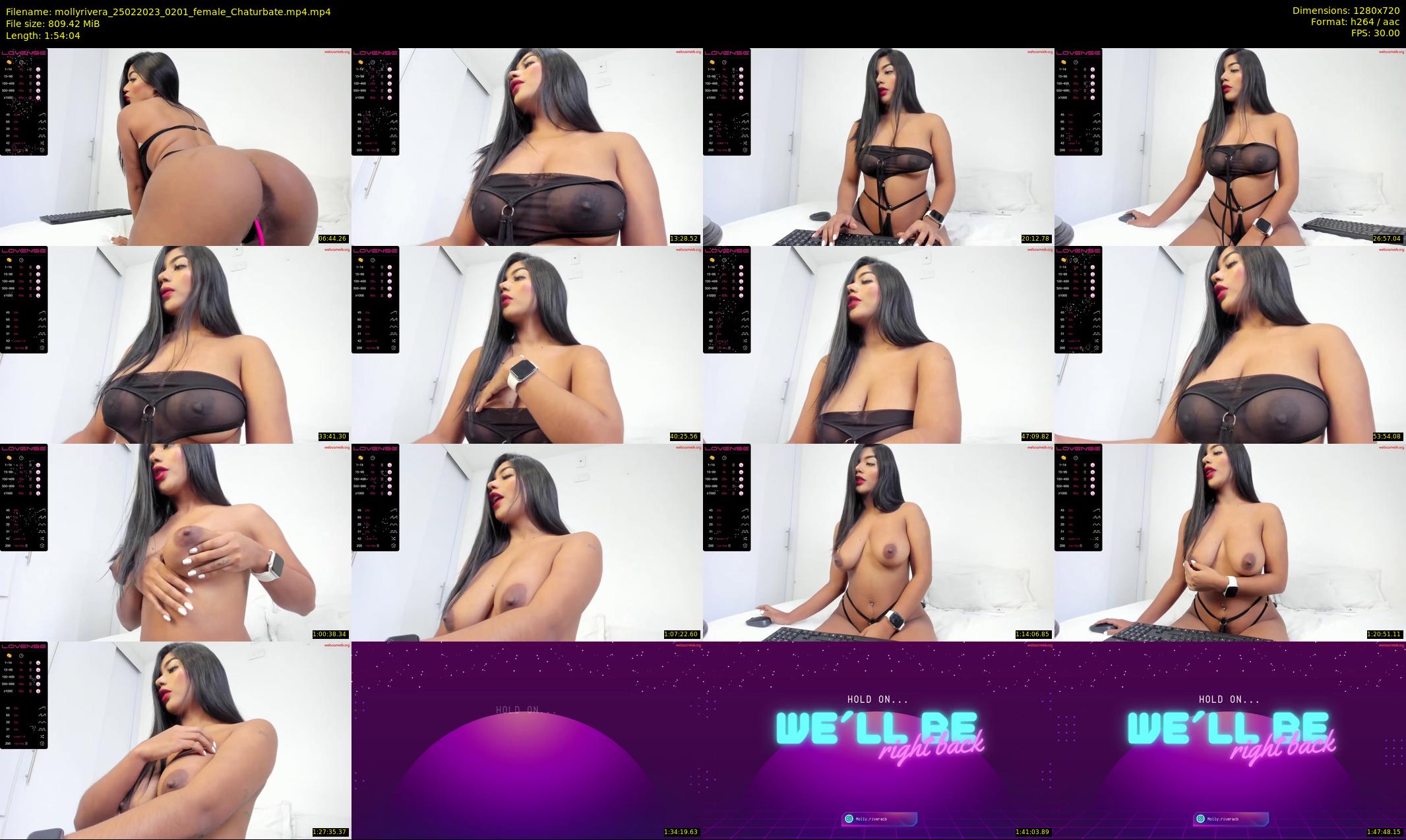 mollyrivera — 115 minute Chaturbate female cam show recording, 720p, Feb 25, 2023