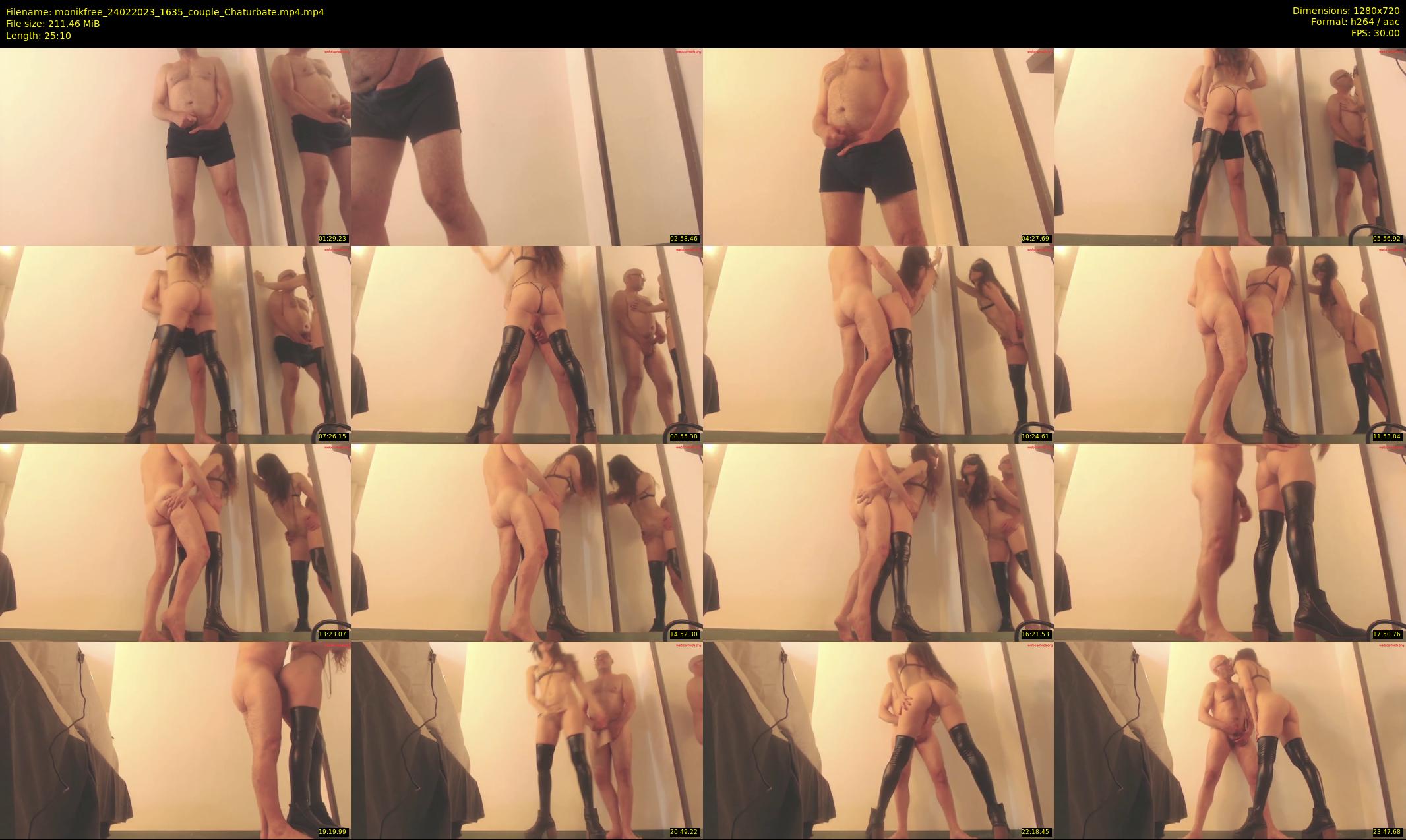 monikfree — 26 minute Chaturbate couple cam show recording, 720p, Feb 24, 2023