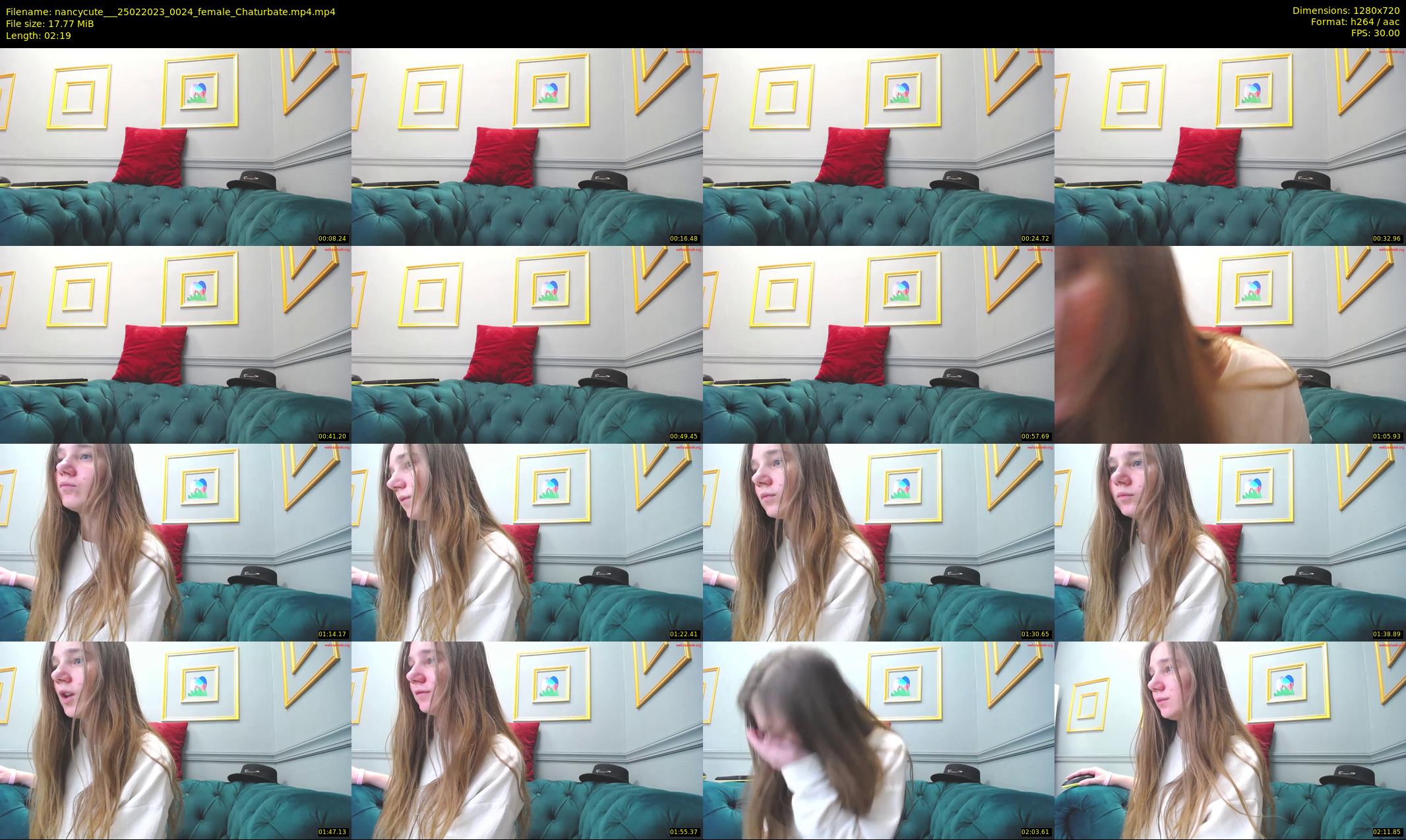 nancycute__ — 3 minute Chaturbate female cam show recording, 720p, Feb 25, 2023