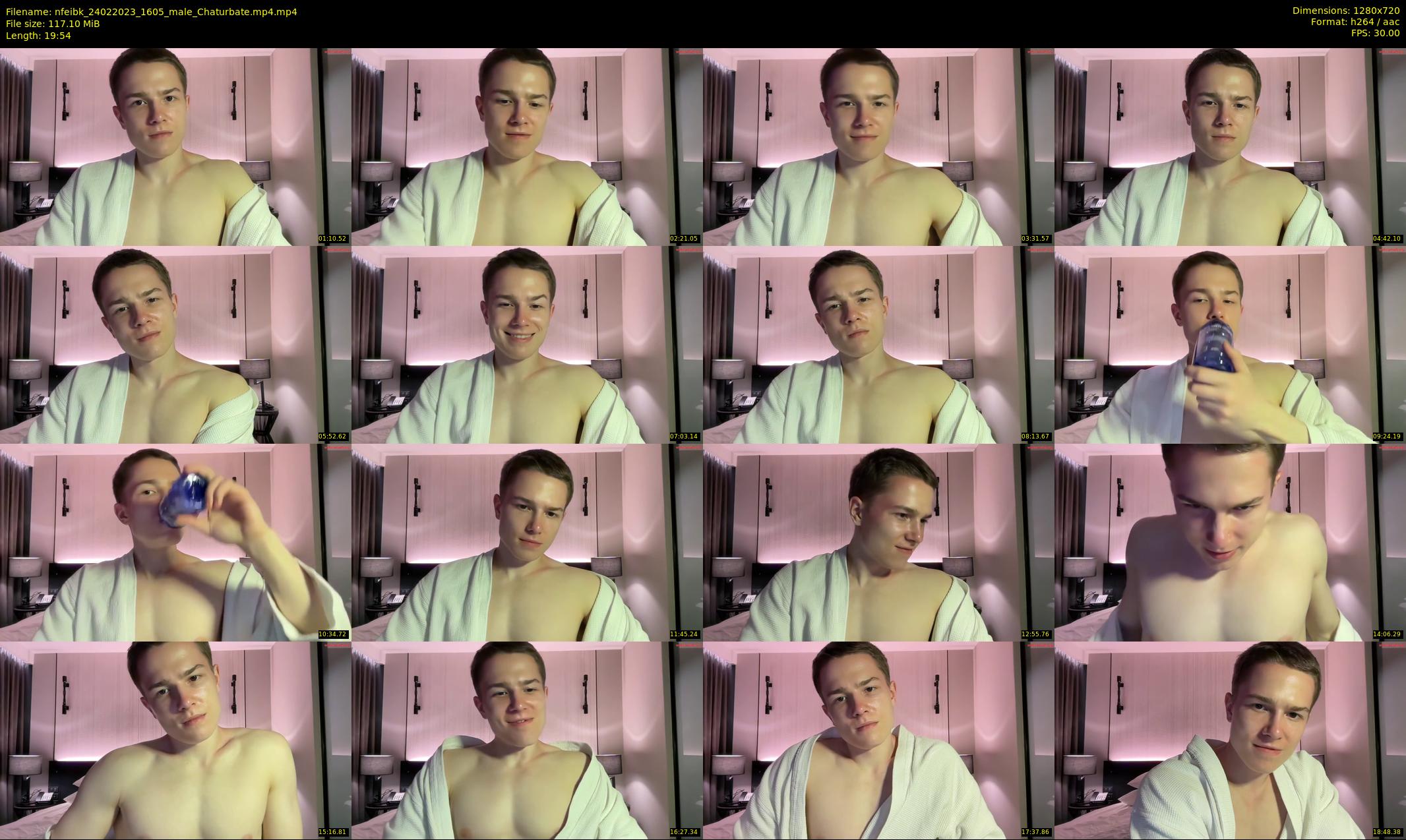 nfeibk — 20 minute Chaturbate male cam show recording, 720p, Feb 24, 2023