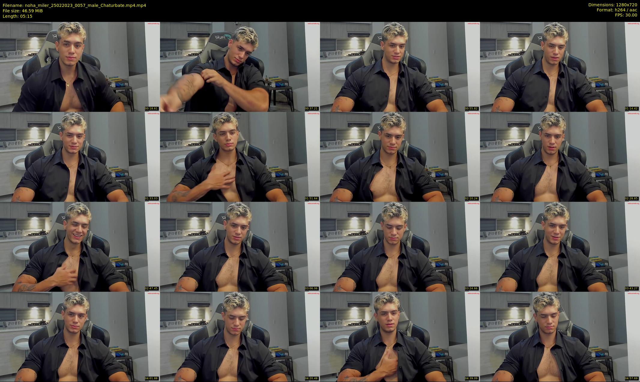 noha_miler — 6 minute Chaturbate male cam show recording, 720p, Feb 25, 2023