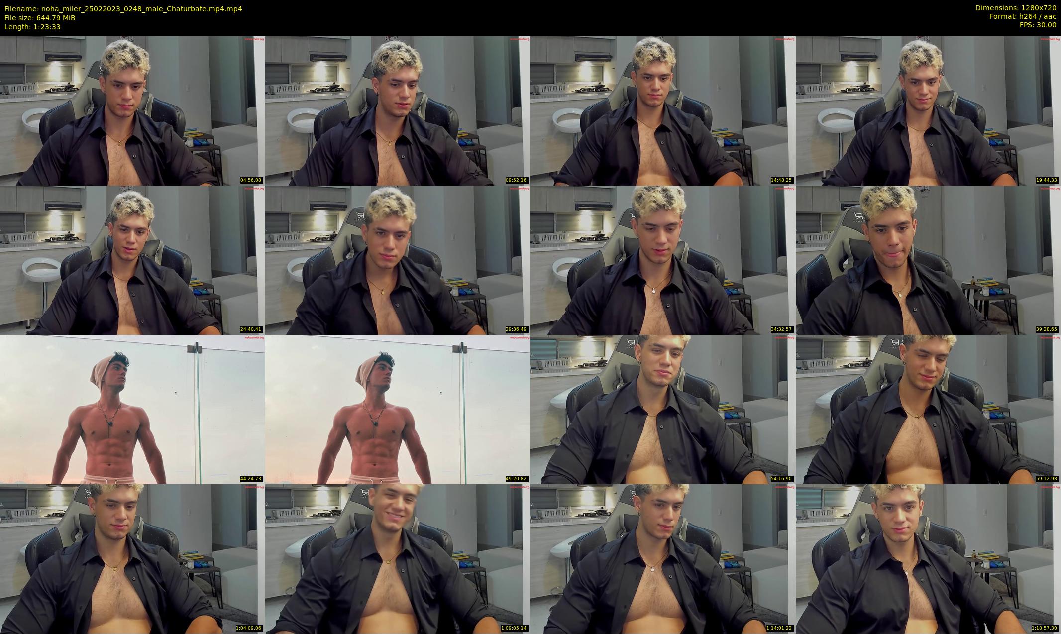 noha_miler — 84 minute Chaturbate male cam show recording, 720p, Feb 25, 2023