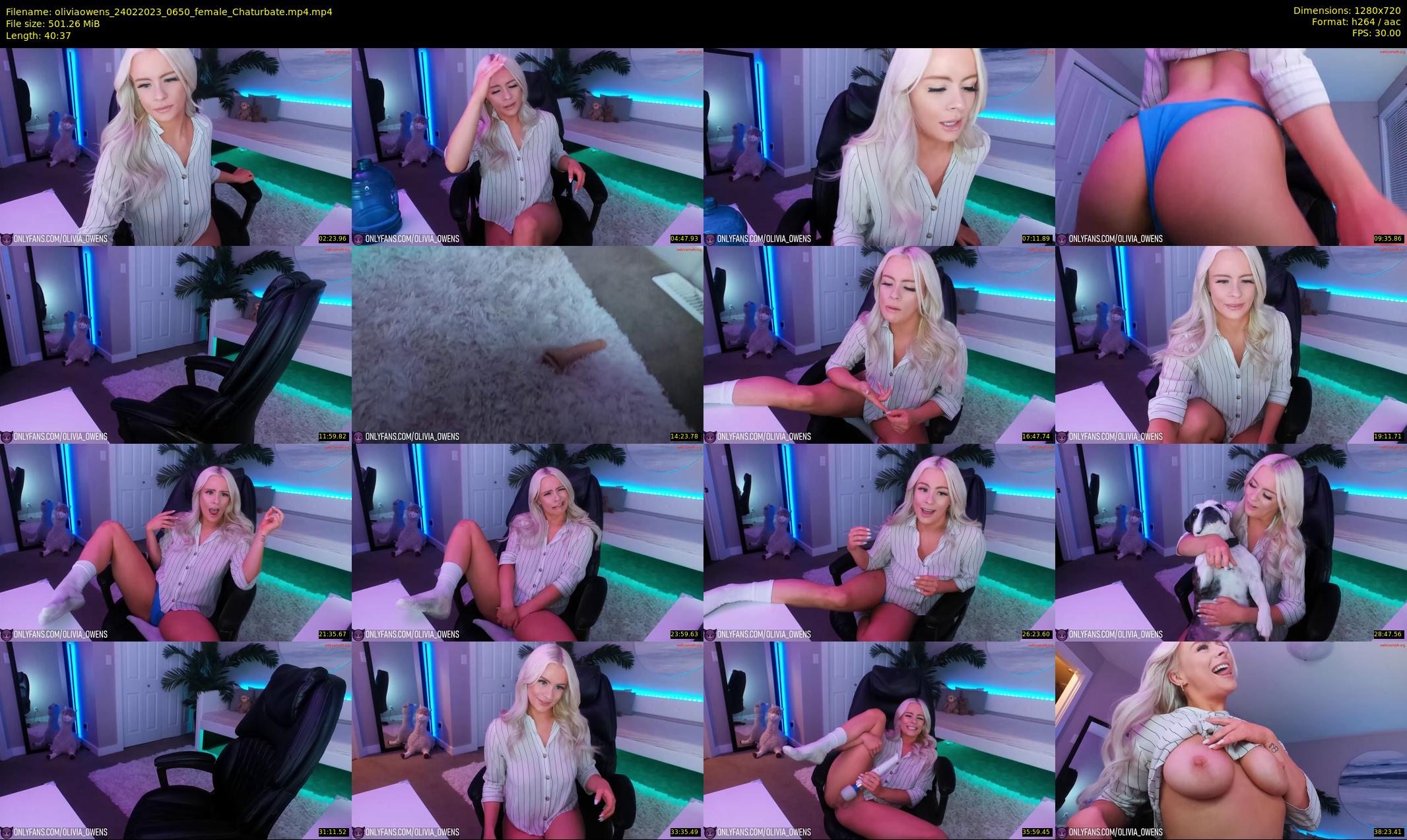 oliviaowens — 41 minute Chaturbate female cam show recording, 720p, Feb 24, 2023