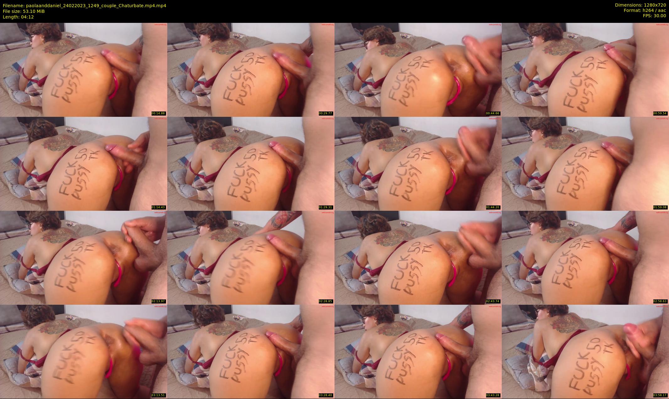 paolaanddaniel — 5 minute Chaturbate couple cam show recording, 720p, Feb 24, 2023