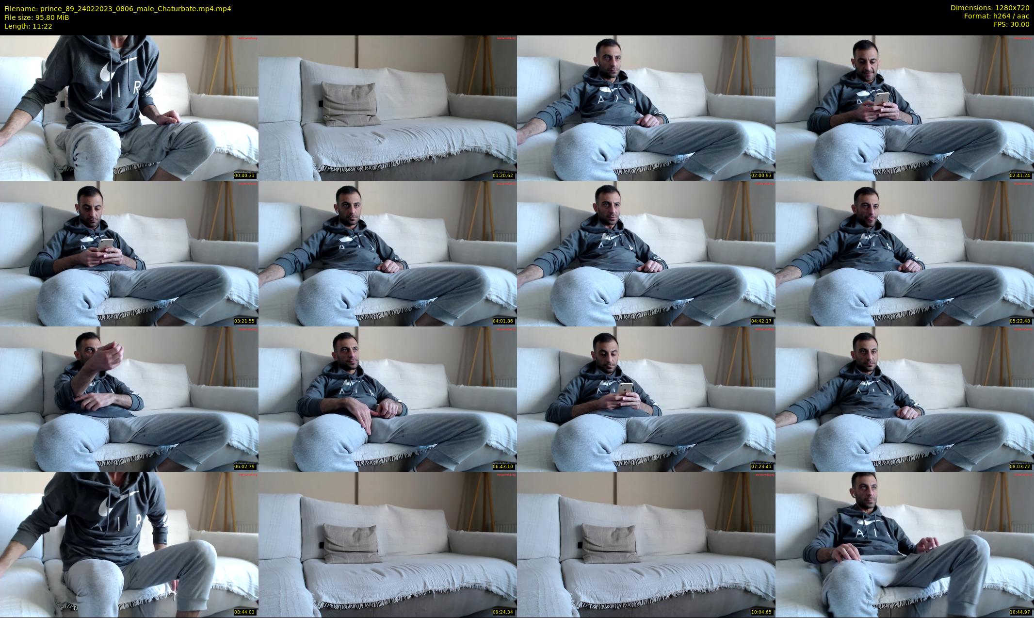 prince_89 — 12 minute Chaturbate male cam show recording, 720p, Feb 24, 2023