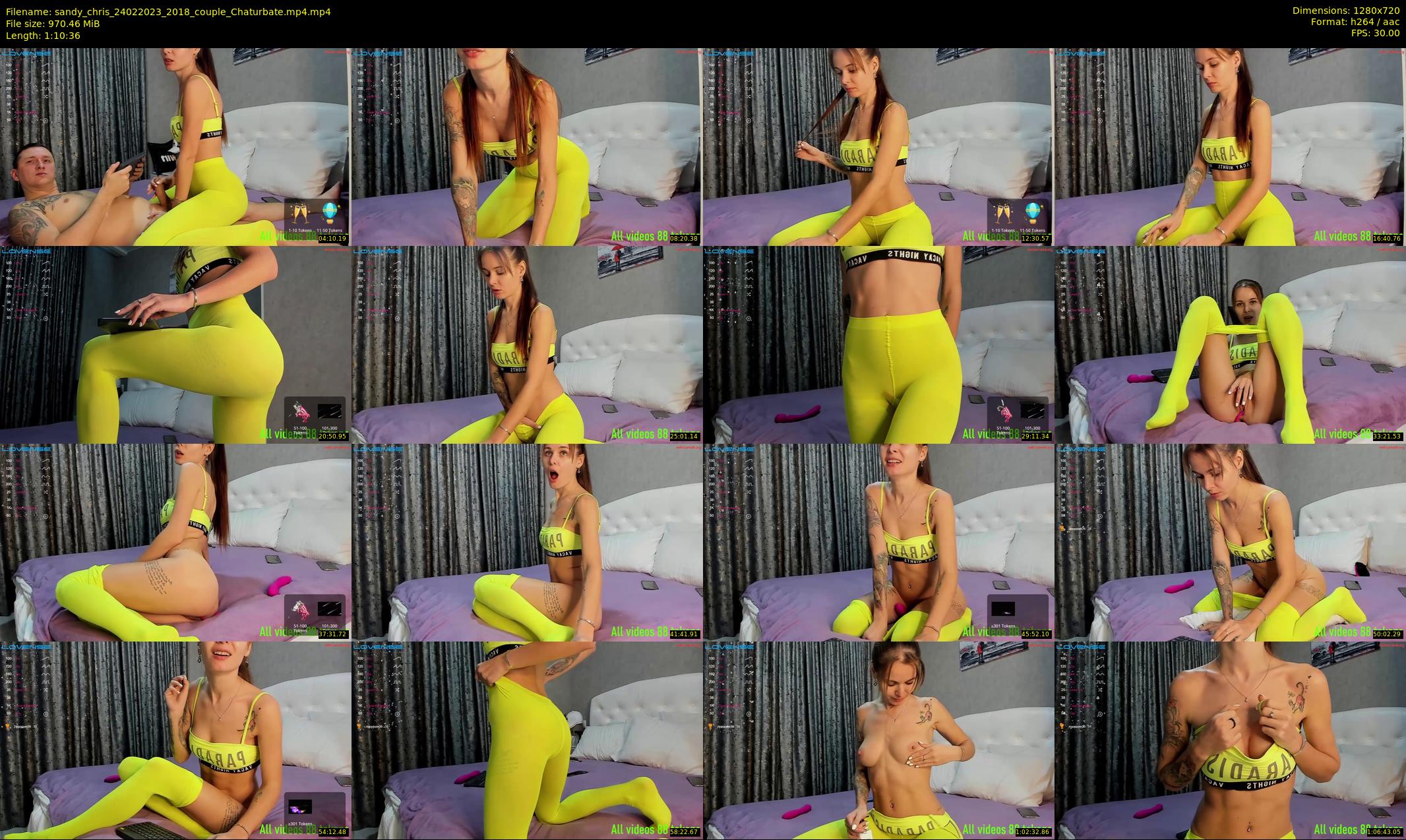 sandy_chris — 71 minute Chaturbate couple cam show recording, 720p, Feb 24, 2023