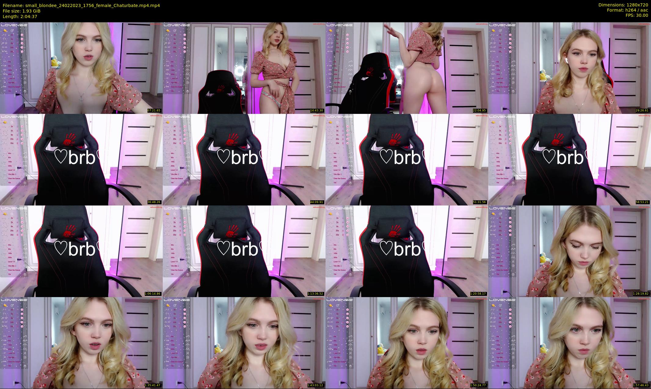 small_blondee — 125 minute Chaturbate female cam show recording, 720p, Feb 24, 2023