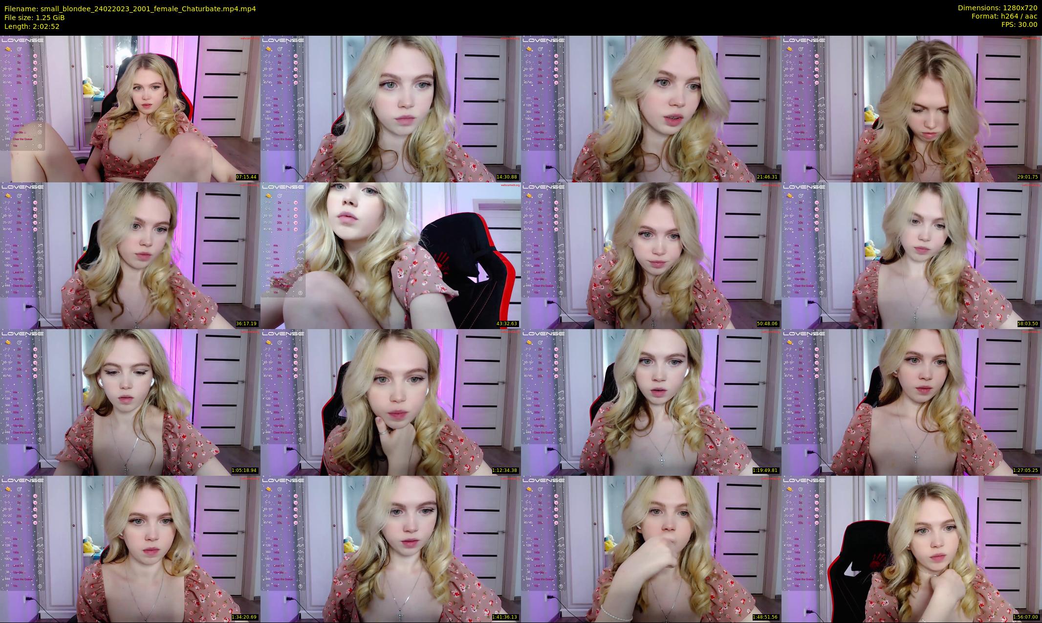 small_blondee — 123 minute Chaturbate female cam show recording, 720p, Feb 24, 2023