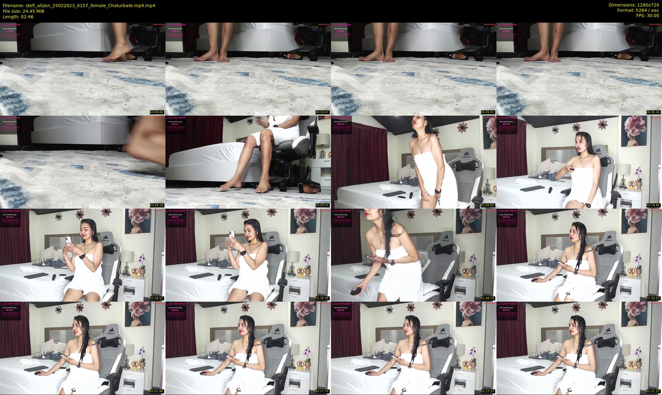 stefi_alizon — 3 minute Chaturbate female cam show recording, 720p, Feb 25, 2023