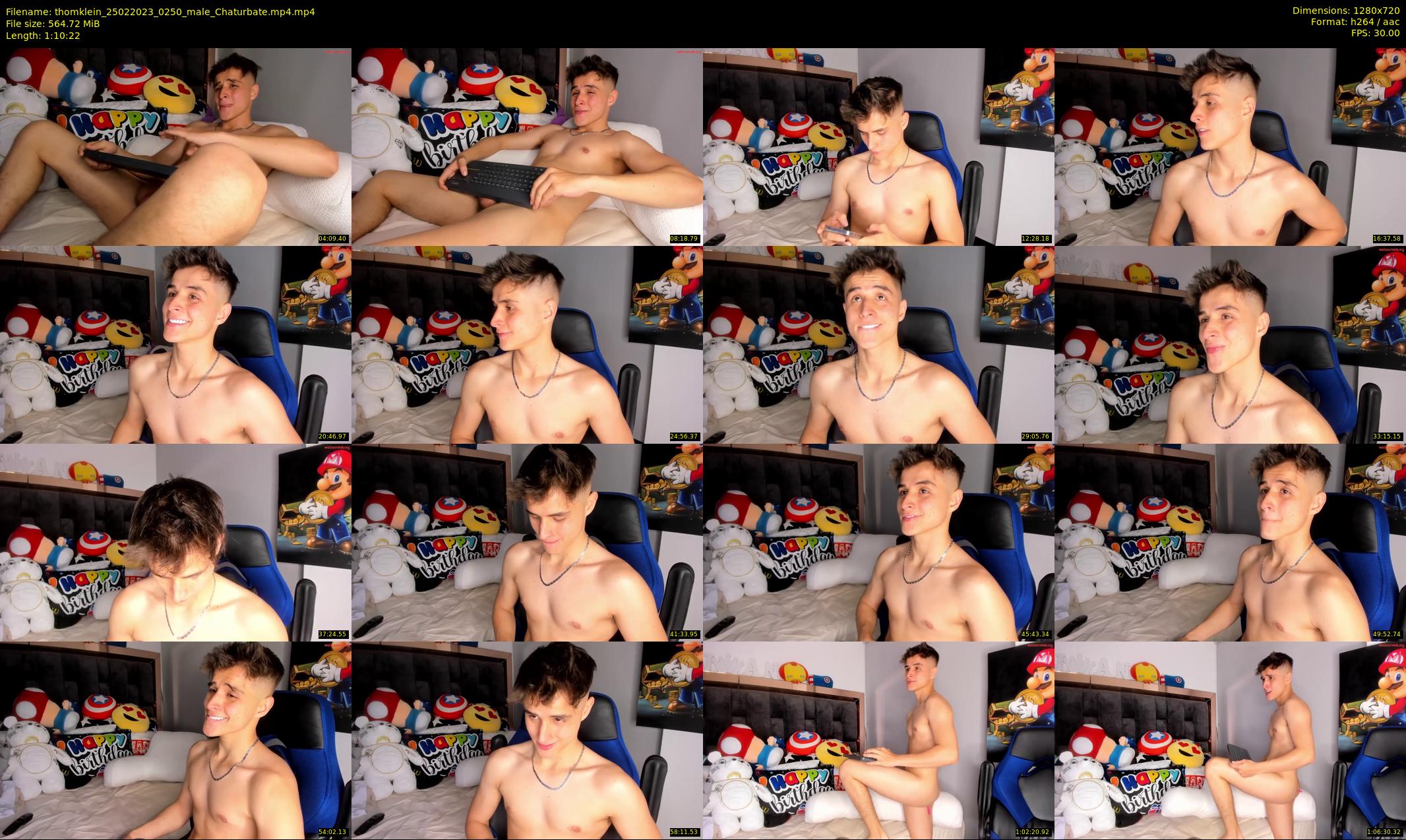 thomklein — 71 minute Chaturbate male cam show recording, 720p, Feb 25, 2023