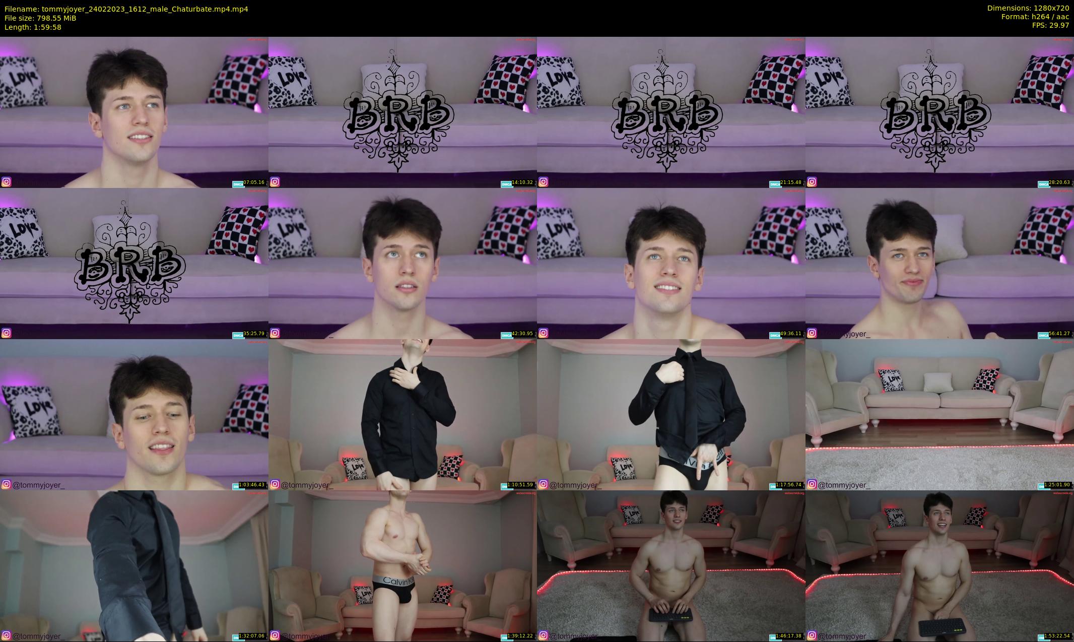 tommyjoyer — 120 minute Chaturbate male cam show recording, 720p, Feb 24, 2023