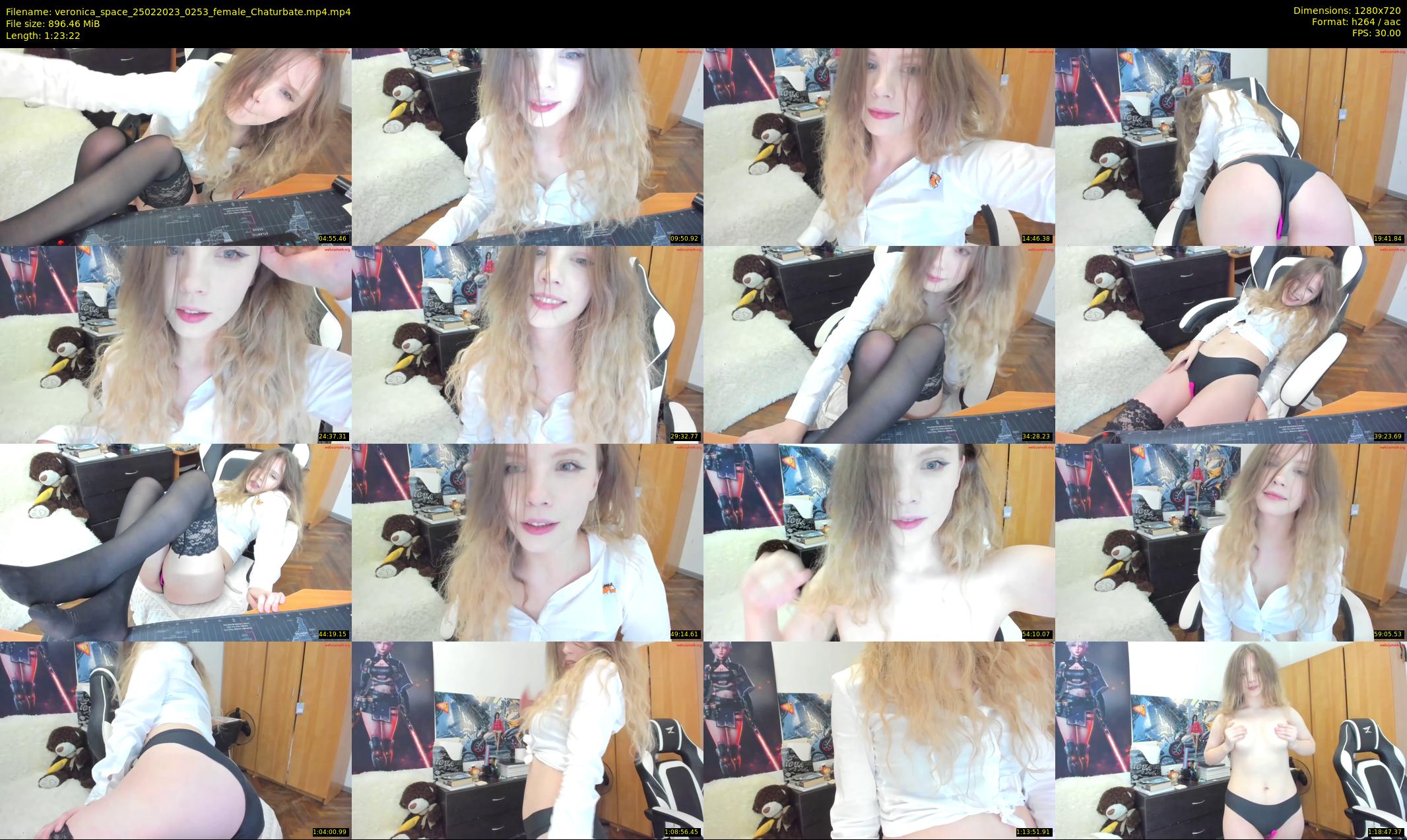 veronica_space — 84 minute Chaturbate female cam show recording, 720p, Feb 25, 2023