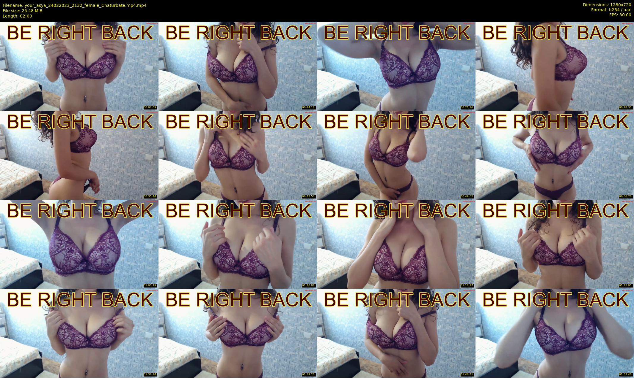 your_asya — 2 minute Chaturbate female cam show recording, 720p, Feb 24, 2023