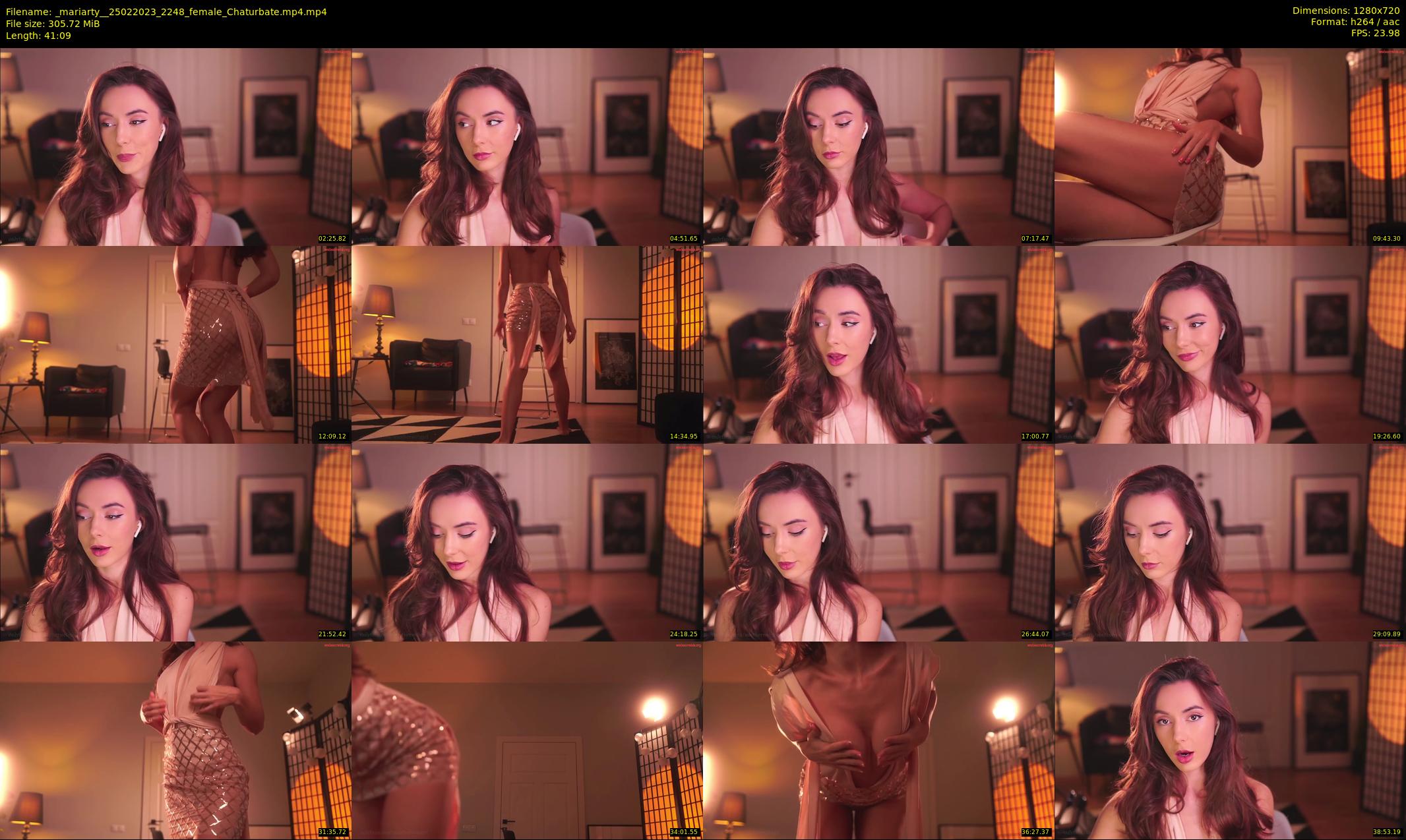 _mariarty_ — 42 minute Chaturbate female cam show recording, 720p, Feb 25, 2023