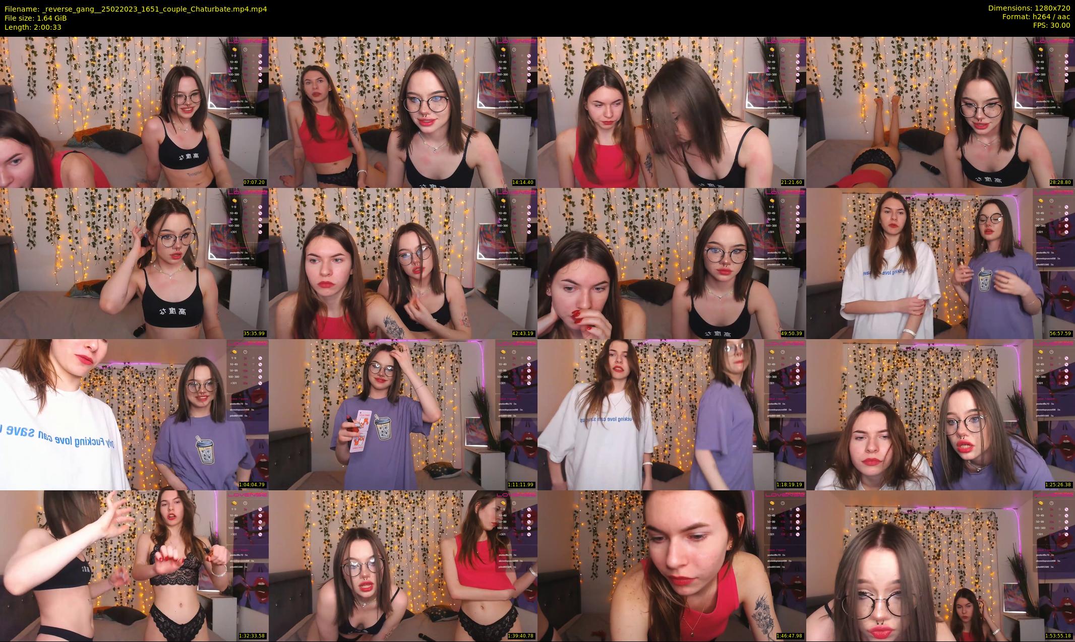 _reverse_gang_ — 121 minute Chaturbate couple cam show recording, 720p, Feb 25, 2023