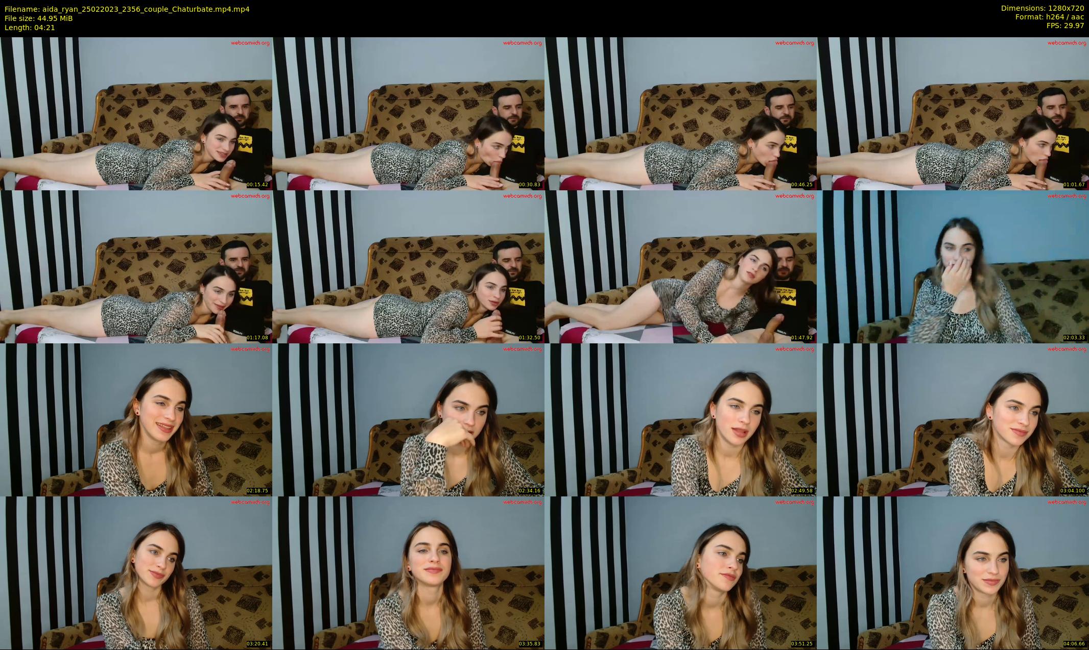 aida_ryan — 5 minute Chaturbate couple cam show recording, 720p, Feb 25, 2023