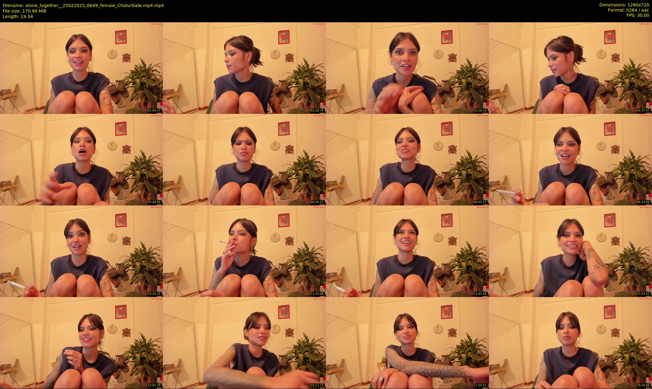 alone_together_ — 20 minute Chaturbate female cam show recording, 720p, Feb 25, 2023