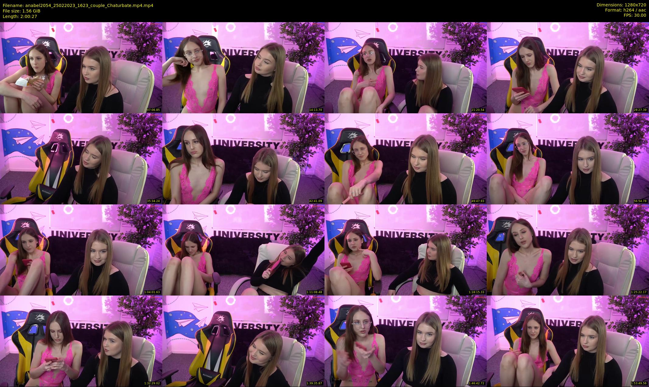 anabel2054 — 121 minute Chaturbate female cam show recording, 720p, Feb 25, 2023