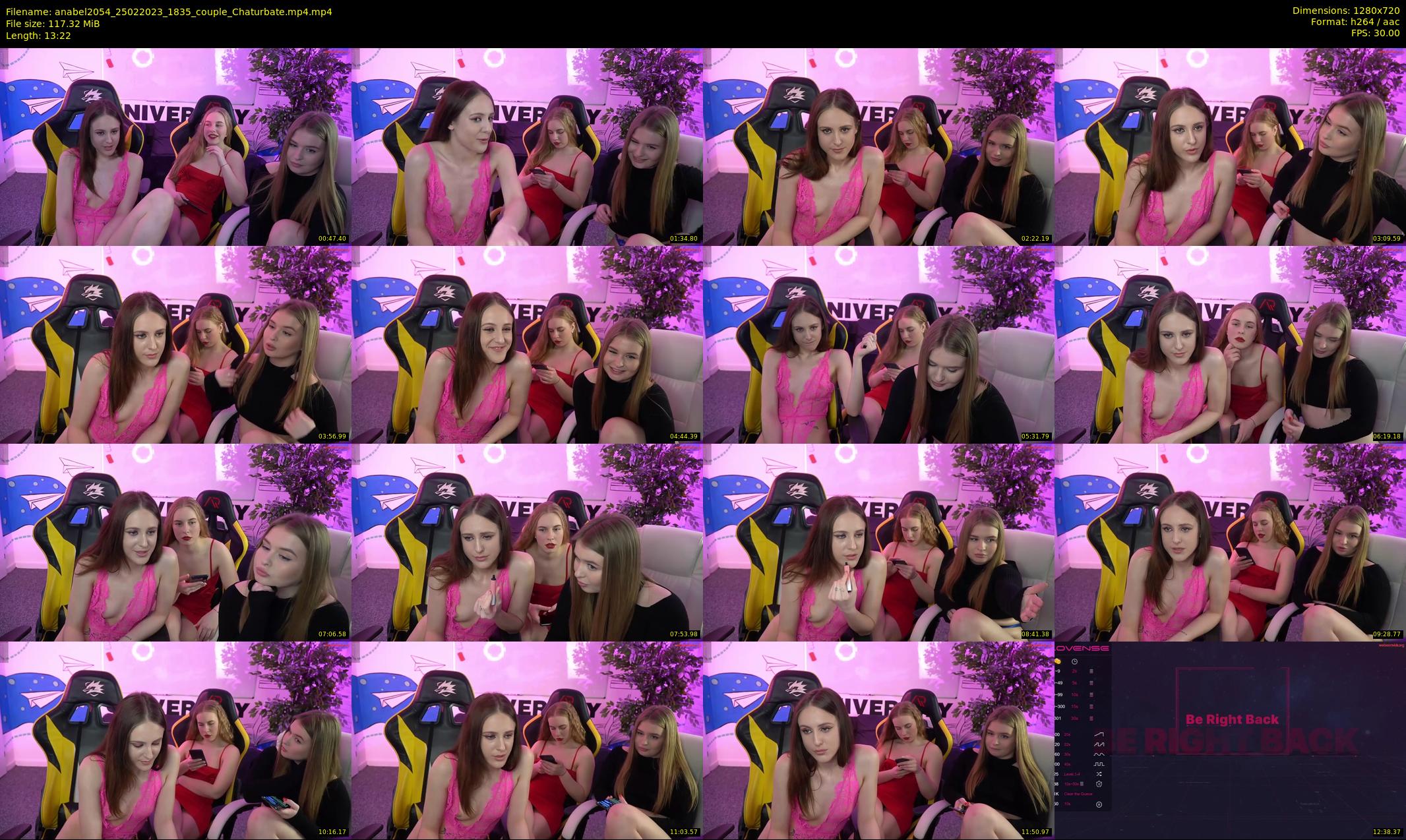 anabel2054 — 14 minute Chaturbate female cam show recording, 720p, Feb 25, 2023