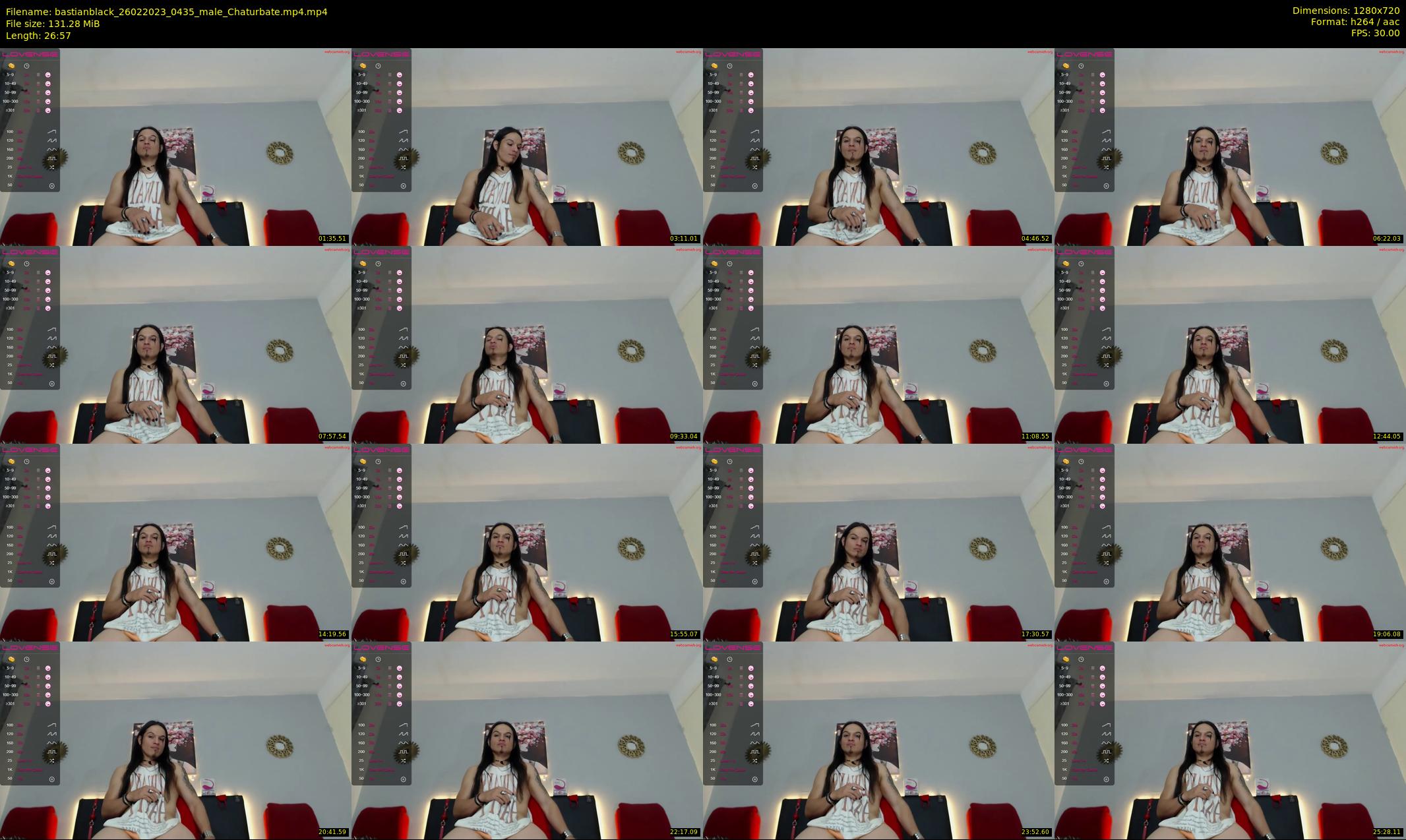 bastianblack — 27 minute Chaturbate male cam show recording, 720p, Feb 26, 2023