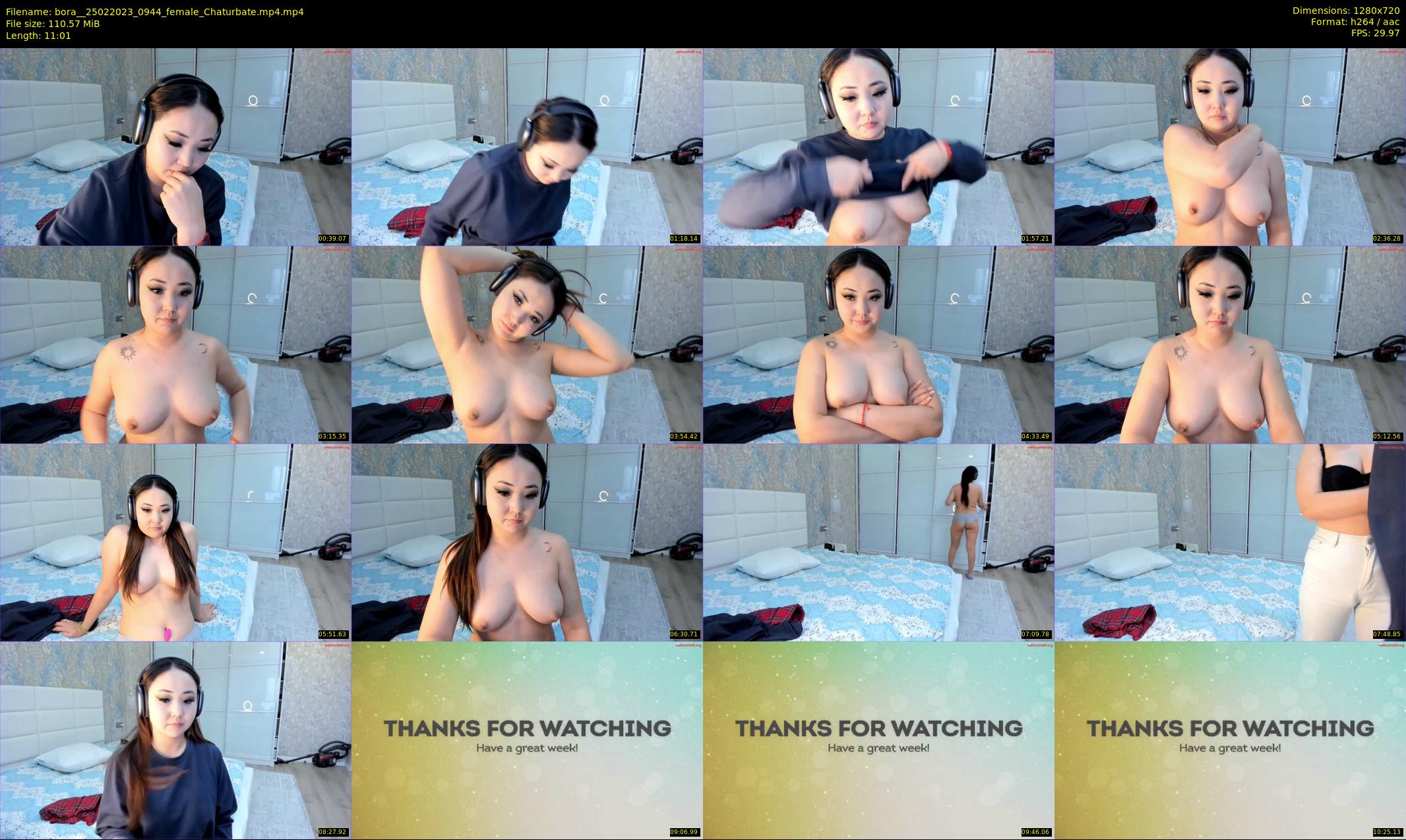 bora_ — 12 minute Chaturbate female cam show recording, 720p, Feb 25, 2023