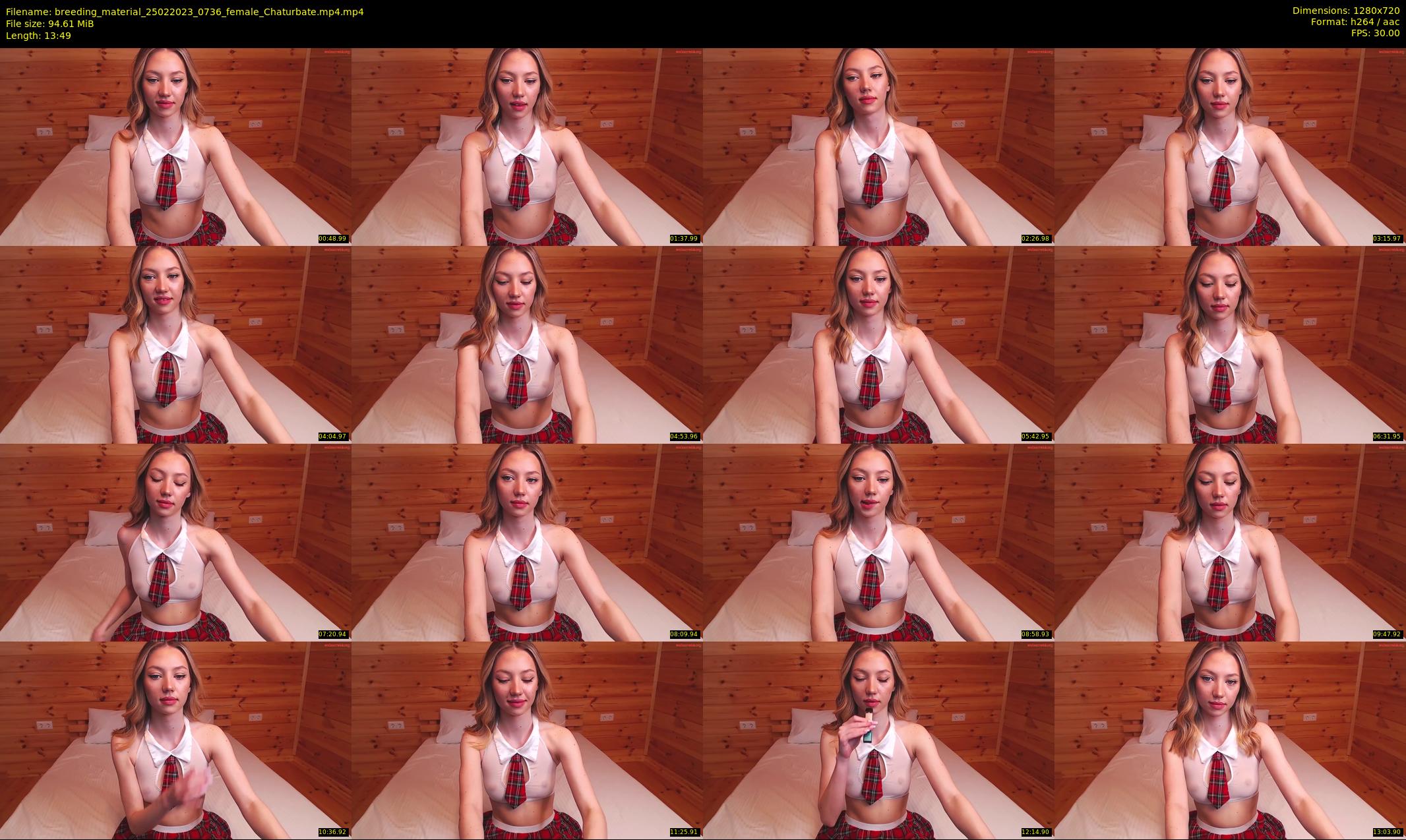breeding_material — 14 minute Chaturbate female cam show recording, 720p, Feb 25, 2023