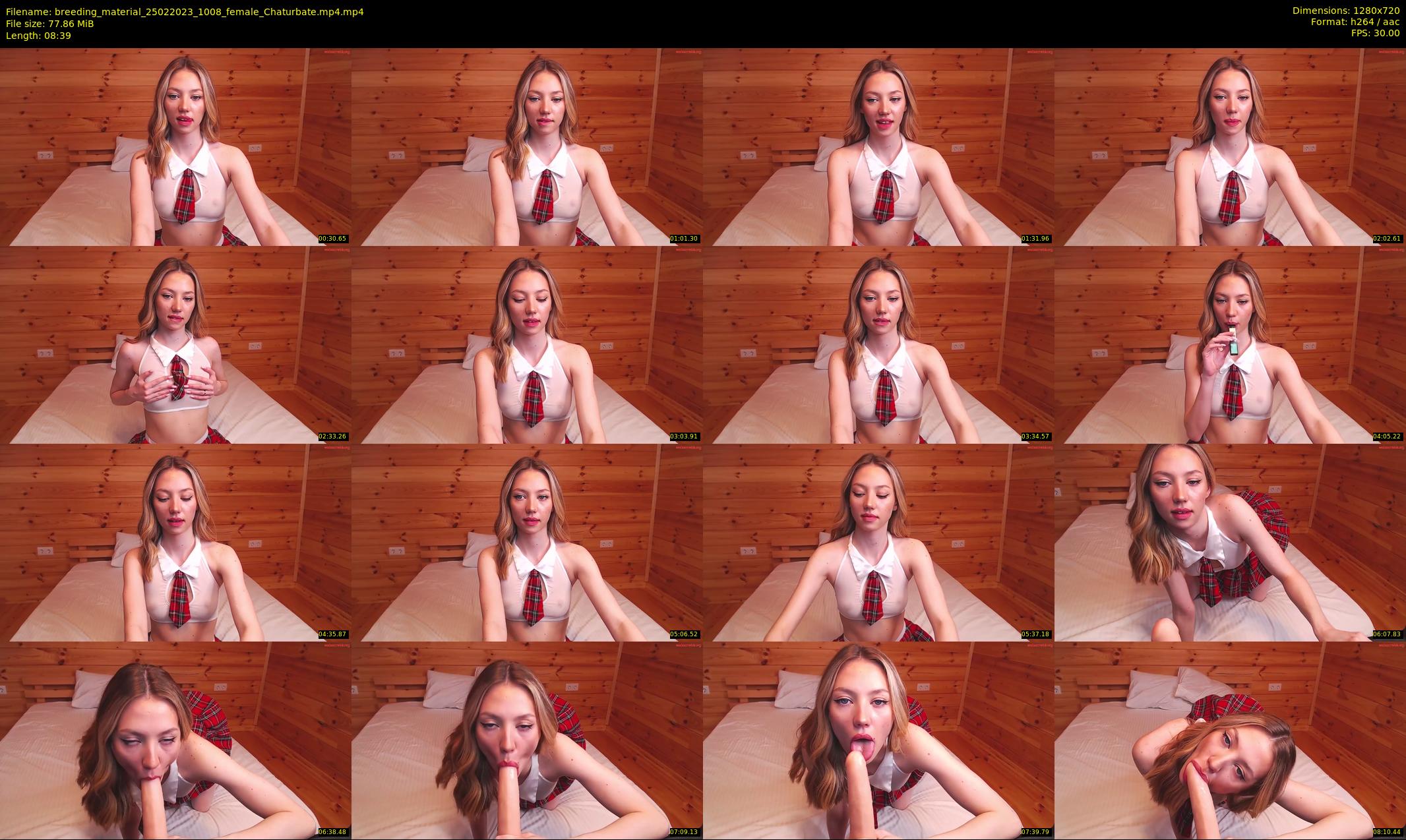 breeding_material — 9 minute Chaturbate female cam show recording, 720p, Feb 25, 2023