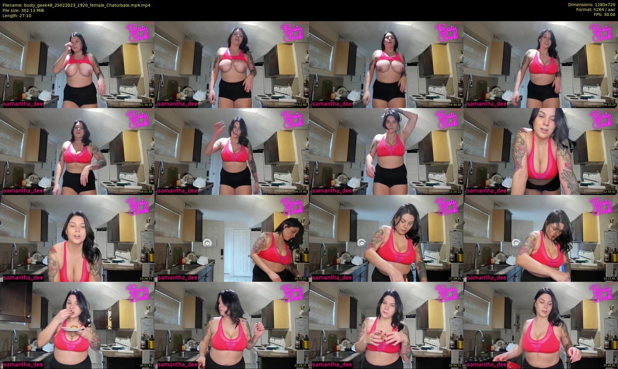busty_geek48 — 28 minute Chaturbate female cam show recording, 720p, Feb 25, 2023
