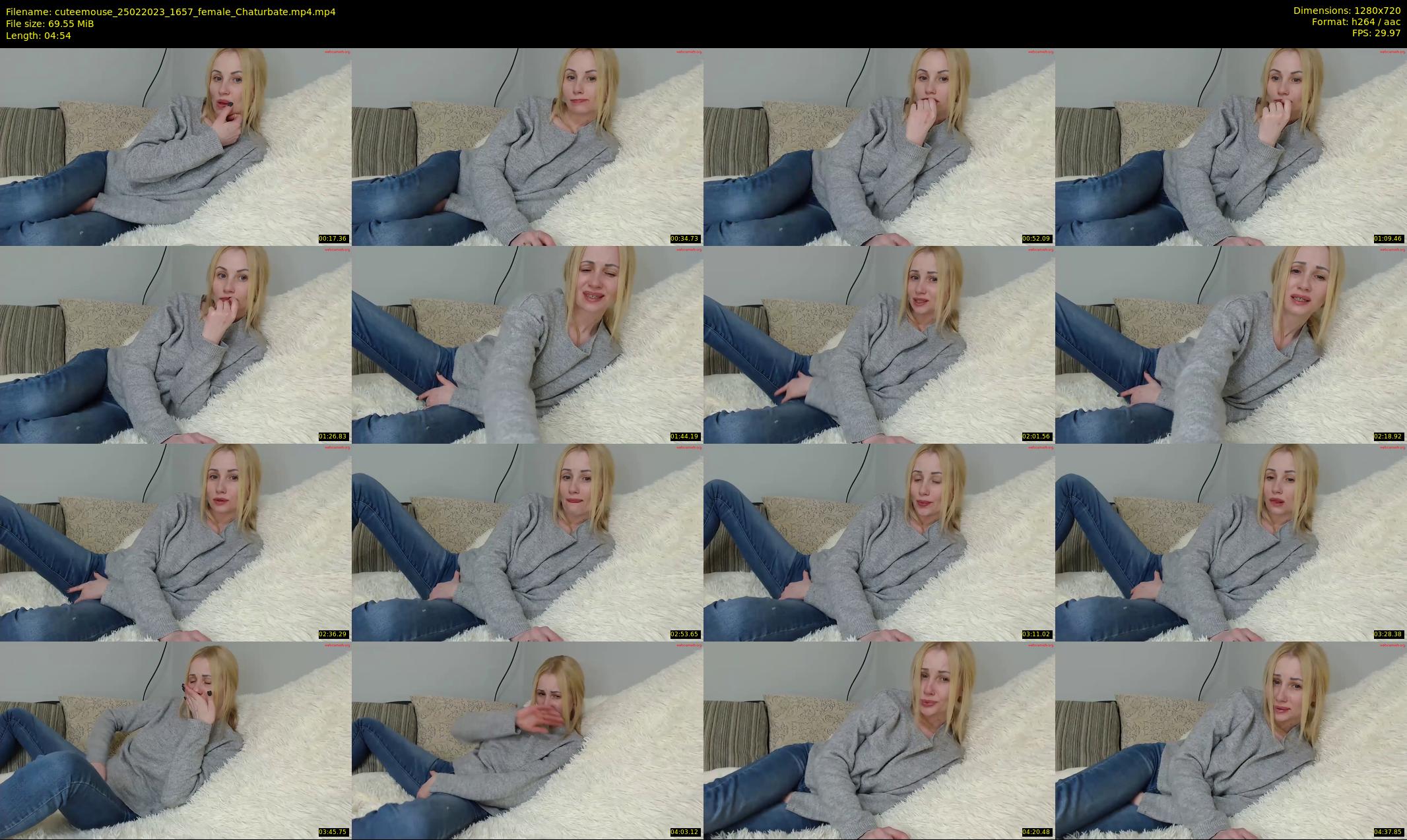 cuteemouse — 5 minute Chaturbate female cam show recording, 720p, Feb 25, 2023