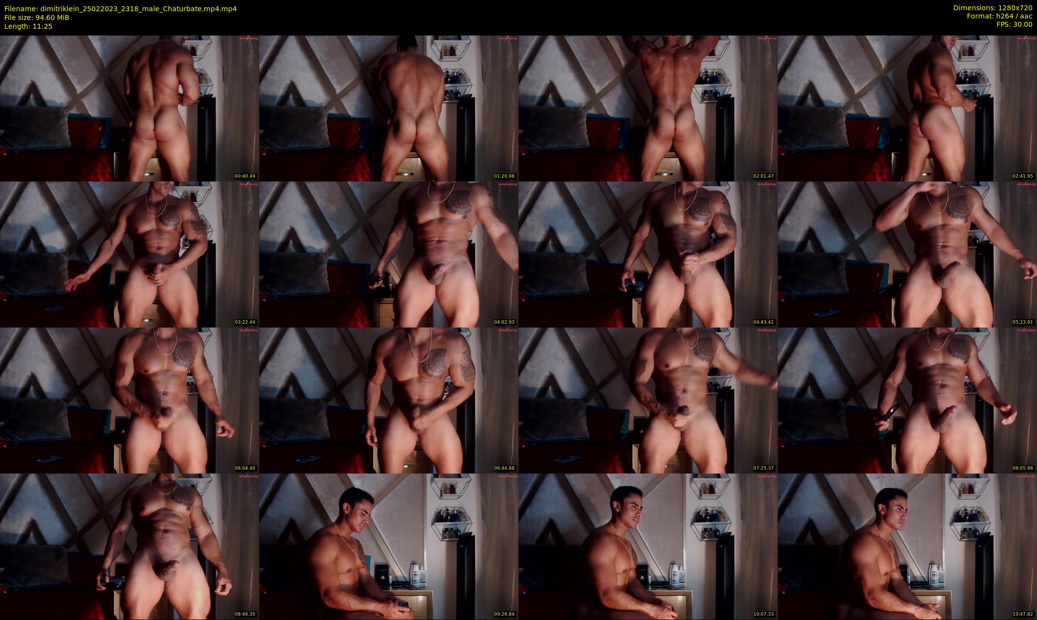 dimitriklein — 12 minute Chaturbate male cam show recording, 720p, Feb 25, 2023