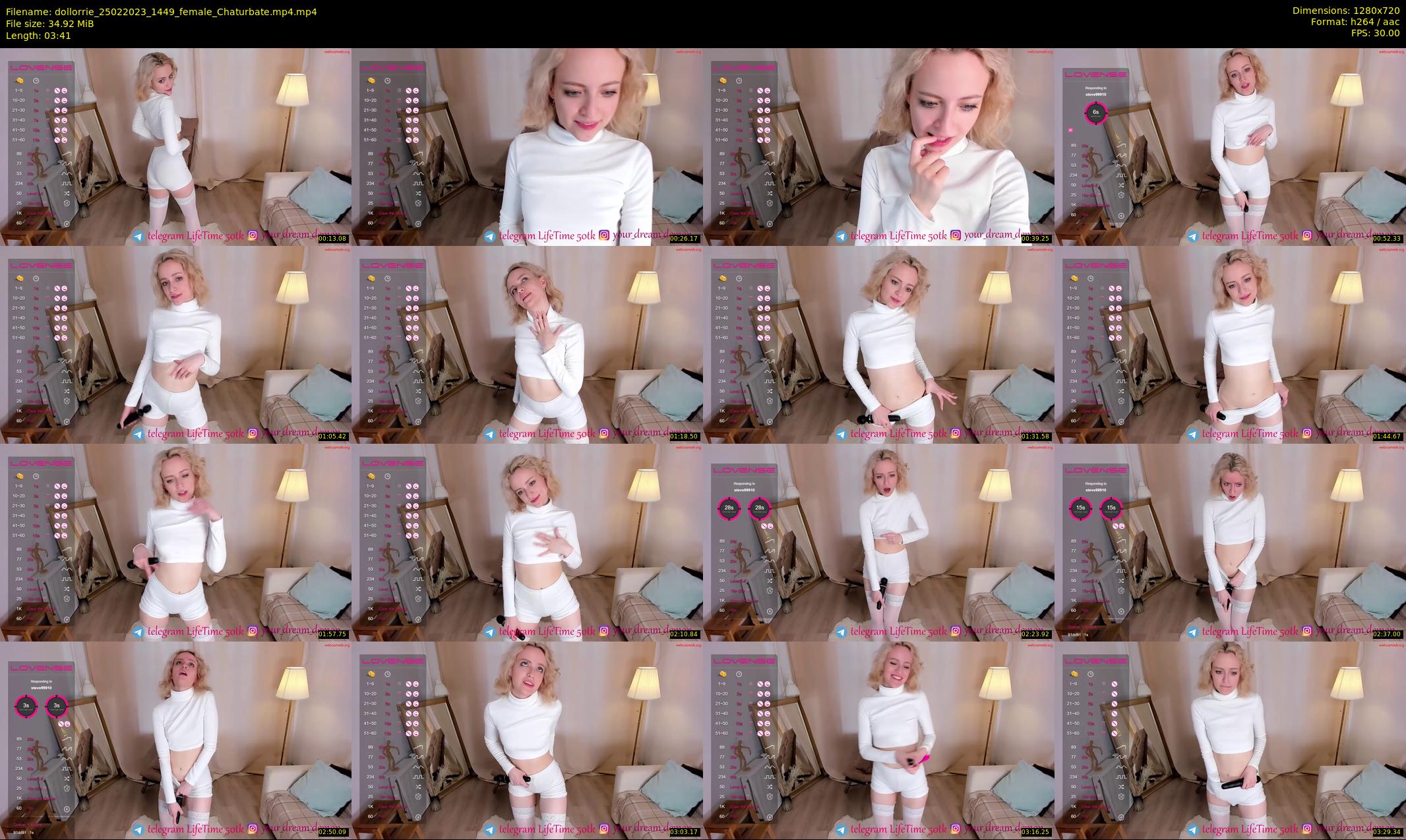 dollorrie — 4 minute Chaturbate couple cam show recording, 720p, Feb 25, 2023