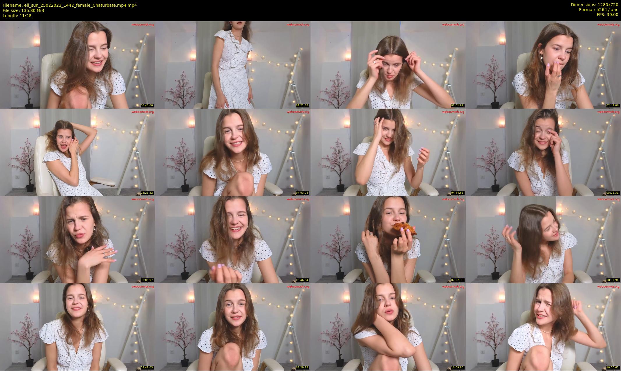 eli_sun — 12 minute Chaturbate female cam show recording, 720p, Feb 25, 2023