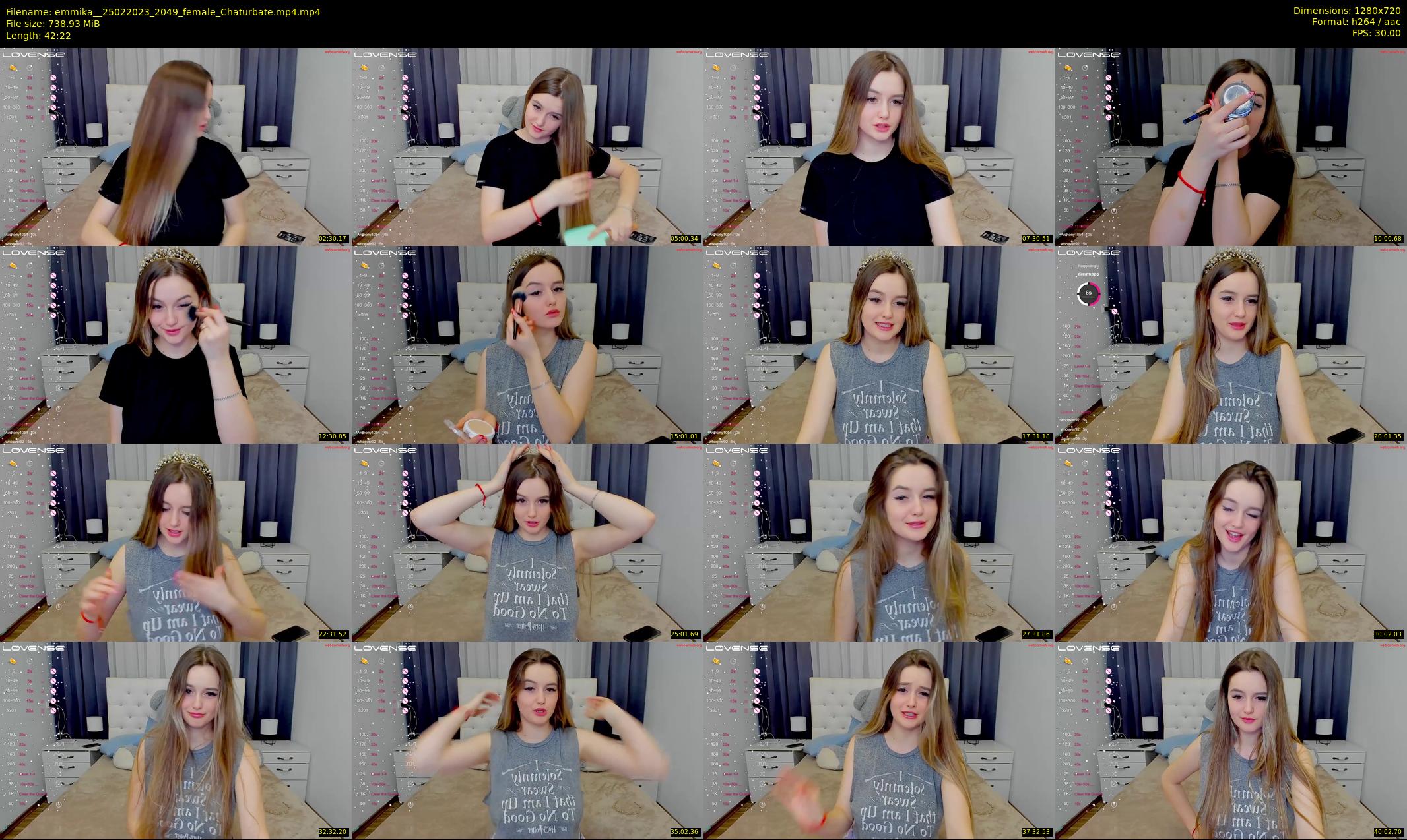 emmika_ — 43 minute Chaturbate female cam show recording, 720p, Feb 25, 2023