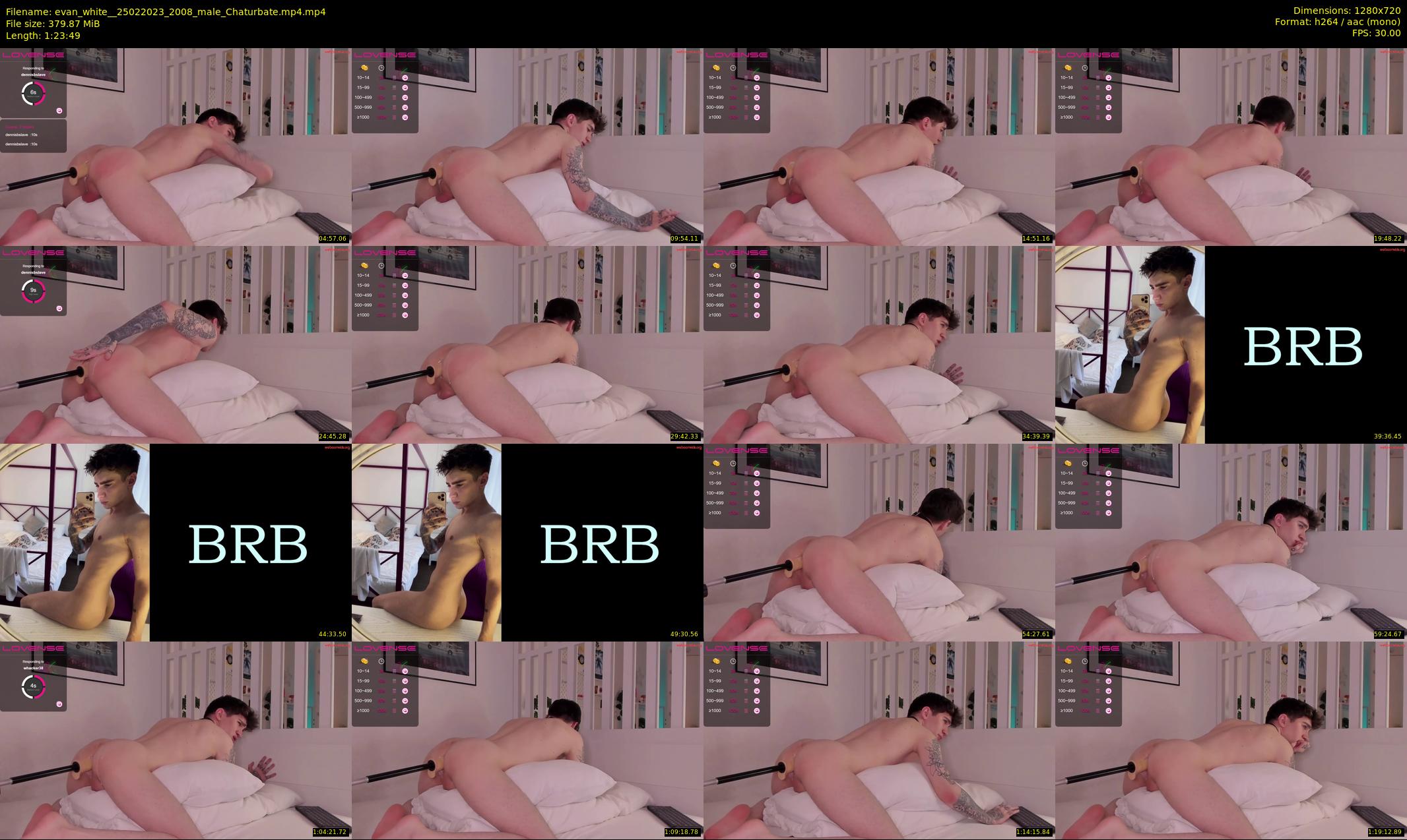 evan_white_ — 84 minute Chaturbate male cam show recording, 720p, Feb 25, 2023
