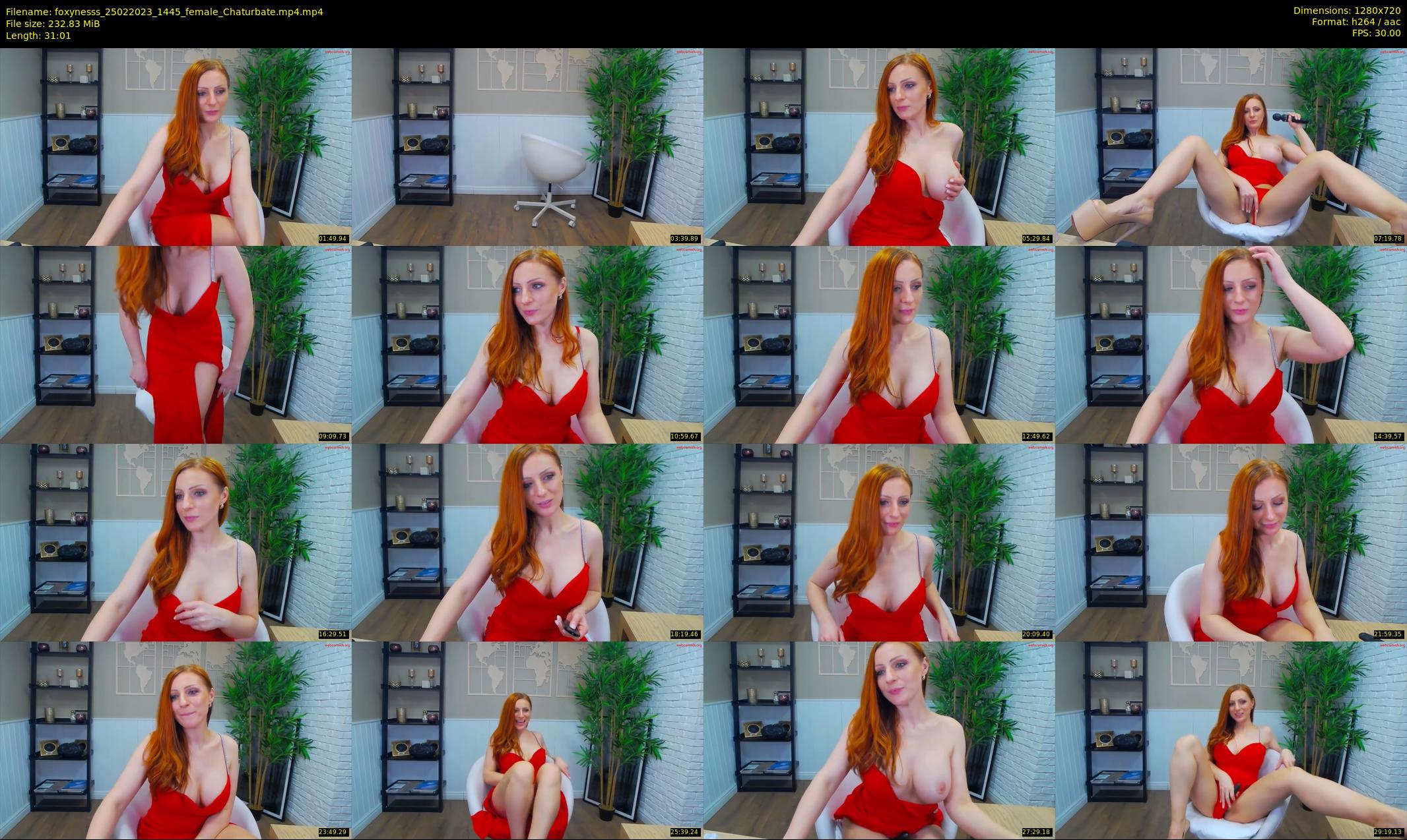 foxynesss — 32 minute Chaturbate female cam show recording, 720p, Feb 25, 2023
