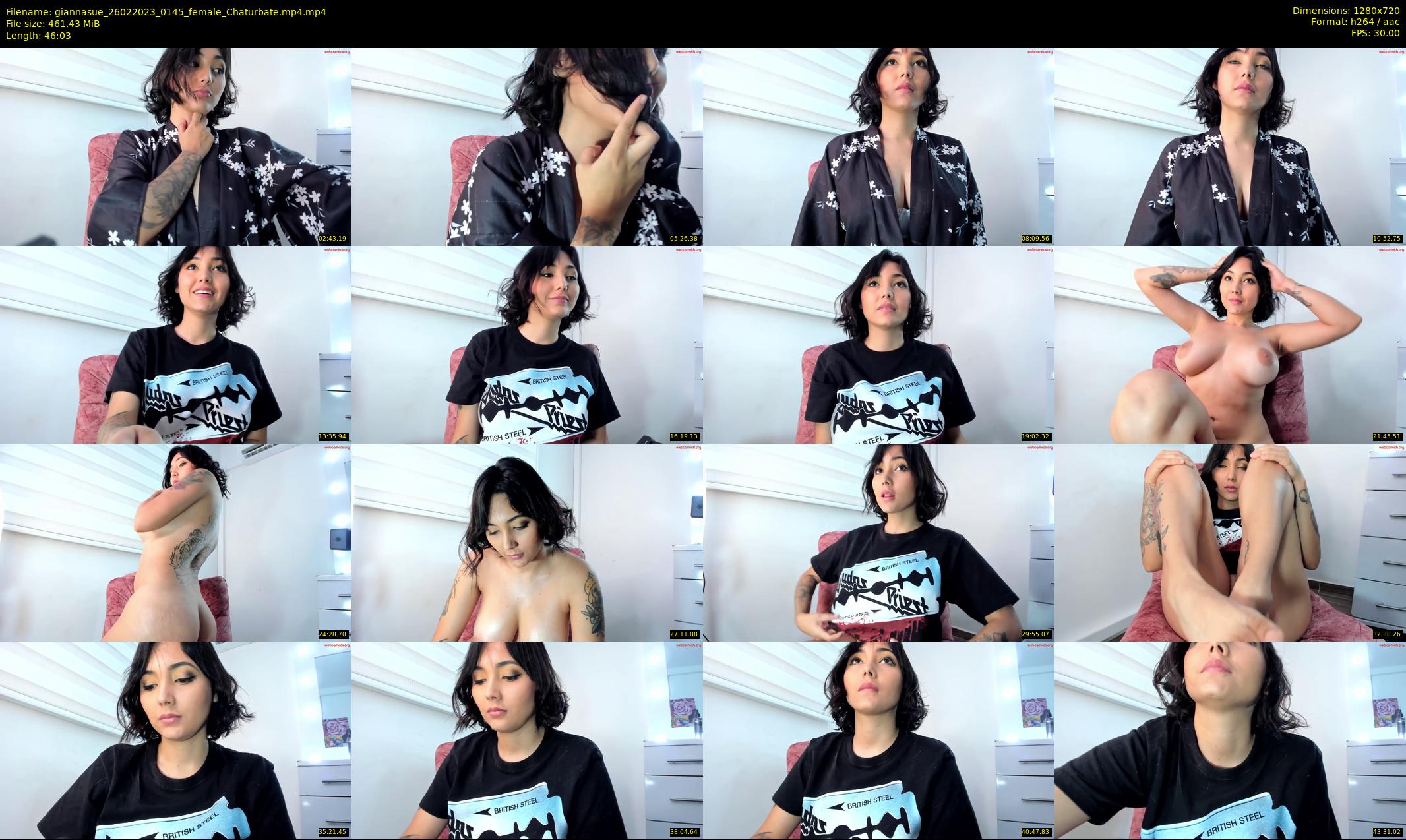 giannasue — 47 minute Chaturbate female cam show recording, 720p, Feb 26, 2023