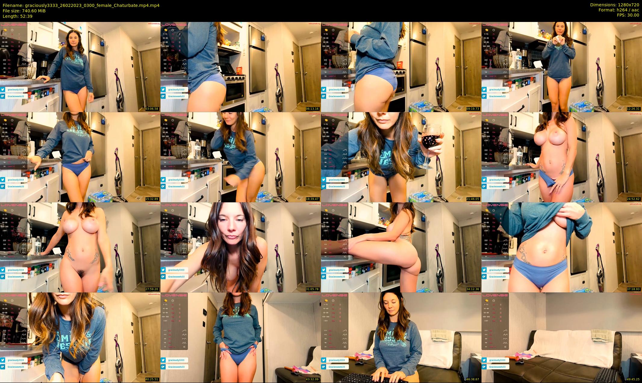 graciously3333 — 53 minute Chaturbate female cam show recording, 720p, Feb 26, 2023