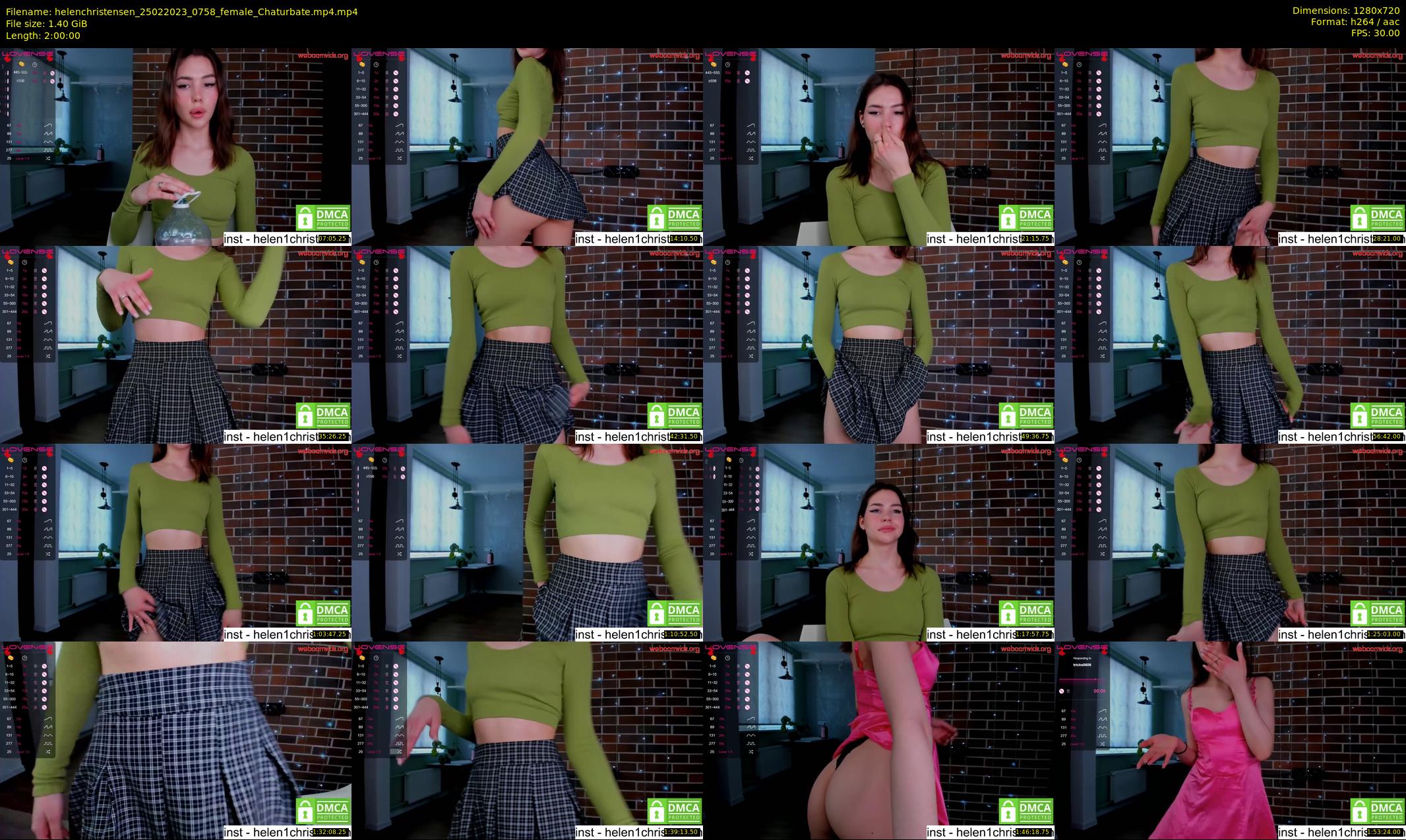 helenchristensen — 120 minute Chaturbate female cam show recording, 720p, Feb 25, 2023