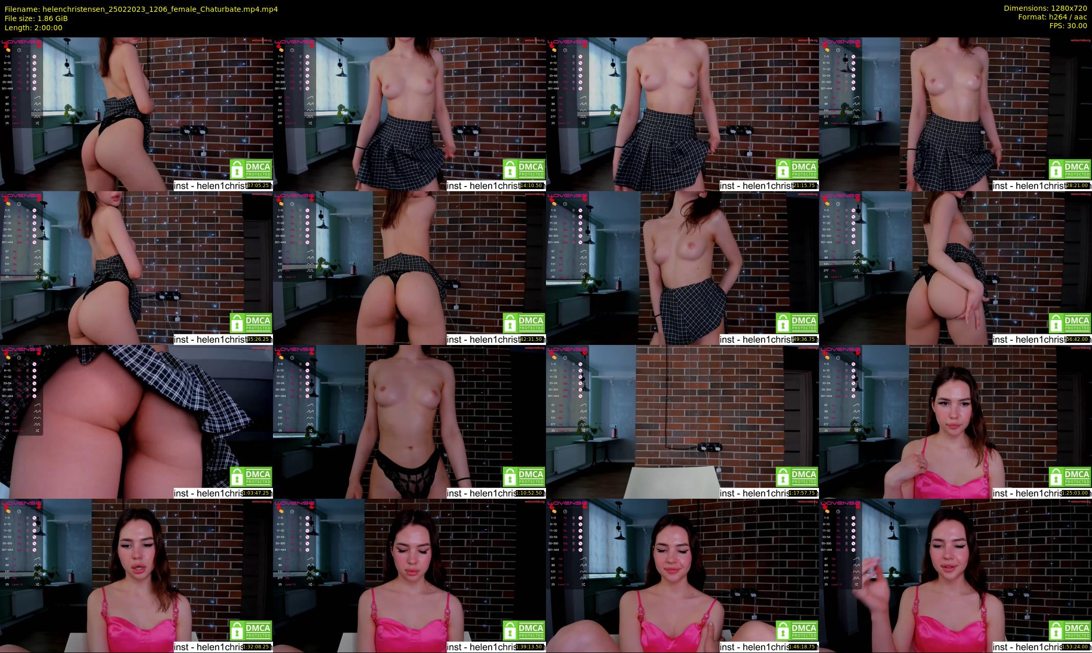 helenchristensen — 120 minute Chaturbate female cam show recording, 720p, Feb 25, 2023