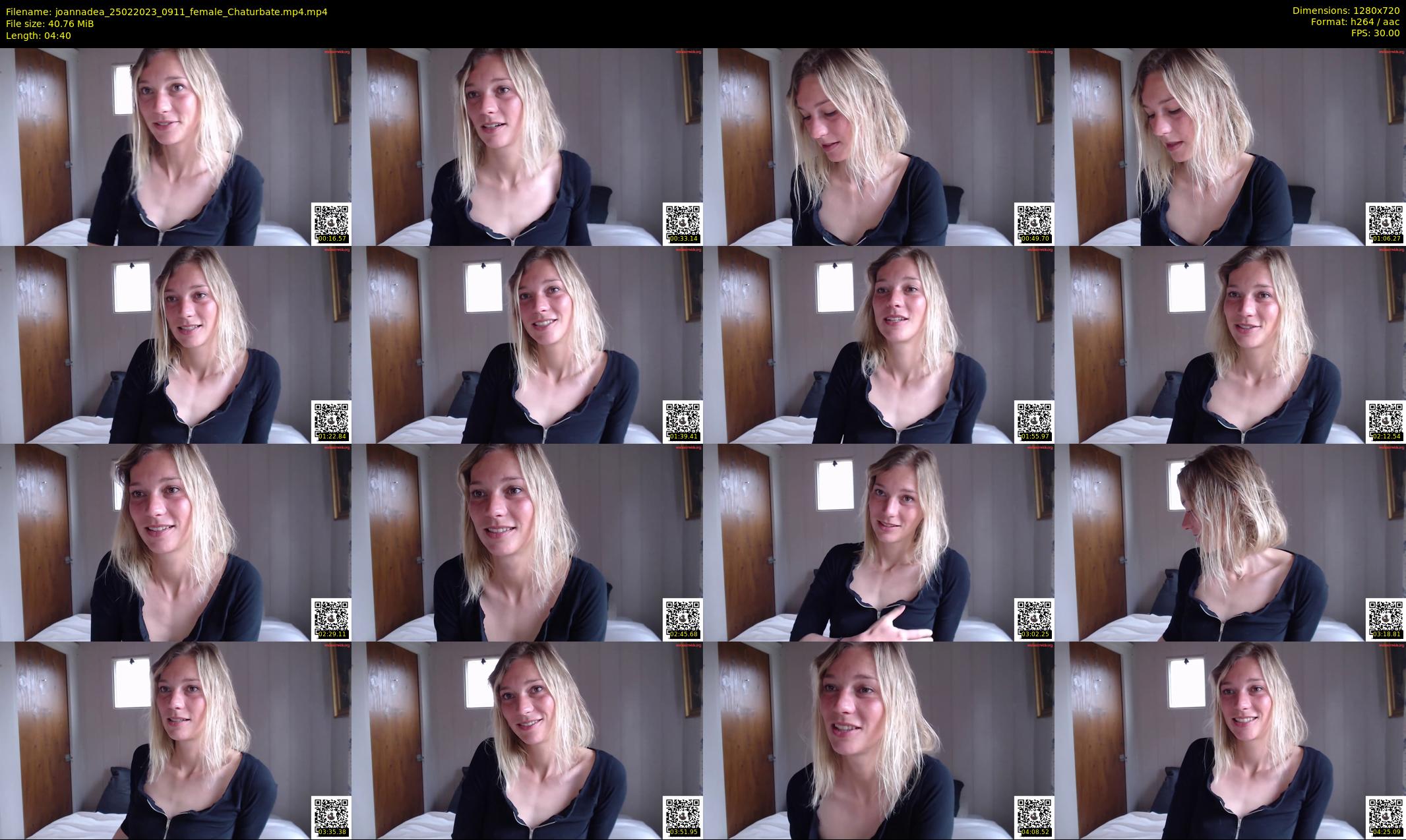 joannadea — 5 minute Chaturbate female cam show recording, 720p, Feb 25, 2023