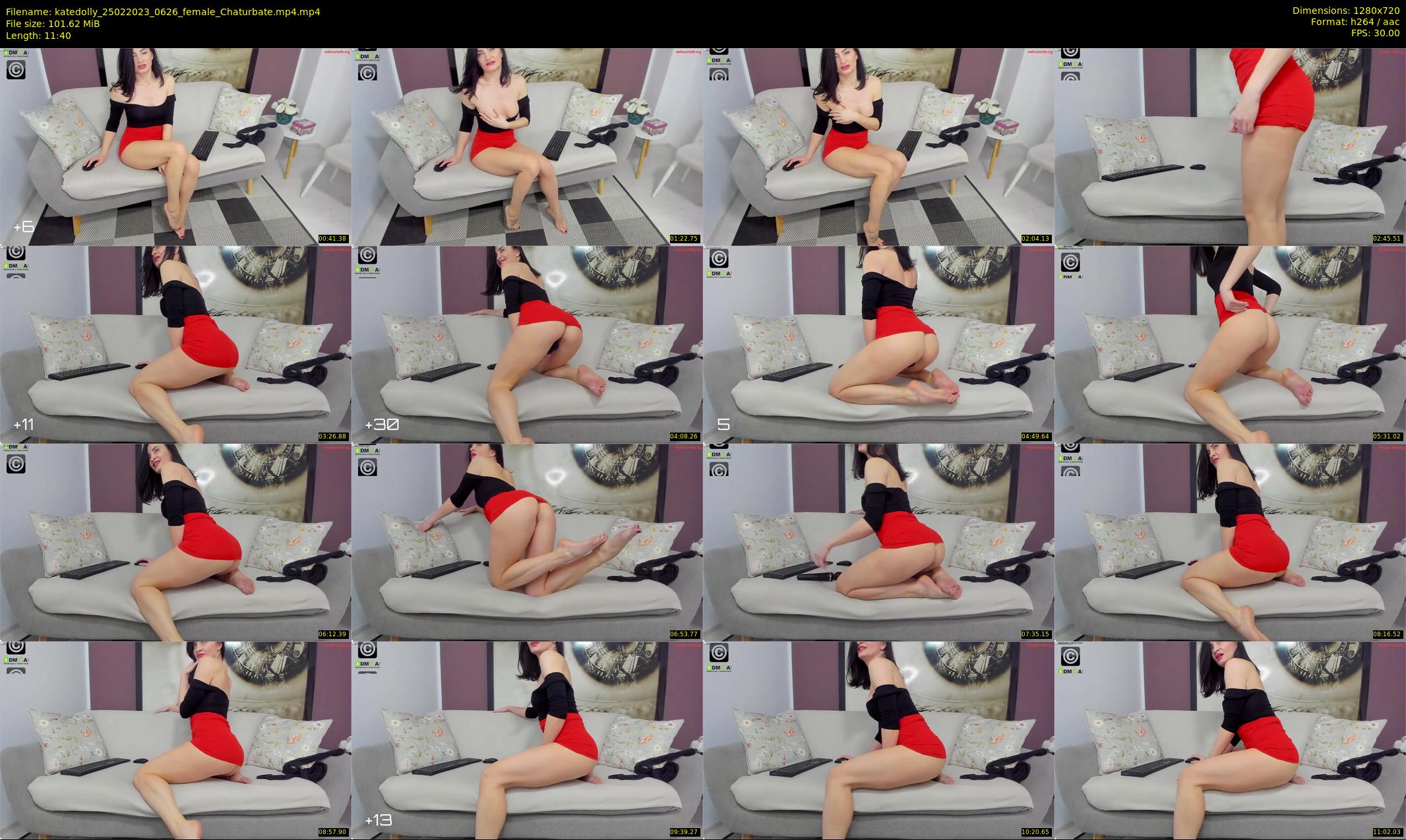 katedolly — 12 minute Chaturbate female cam show recording, 720p, Feb 25, 2023
