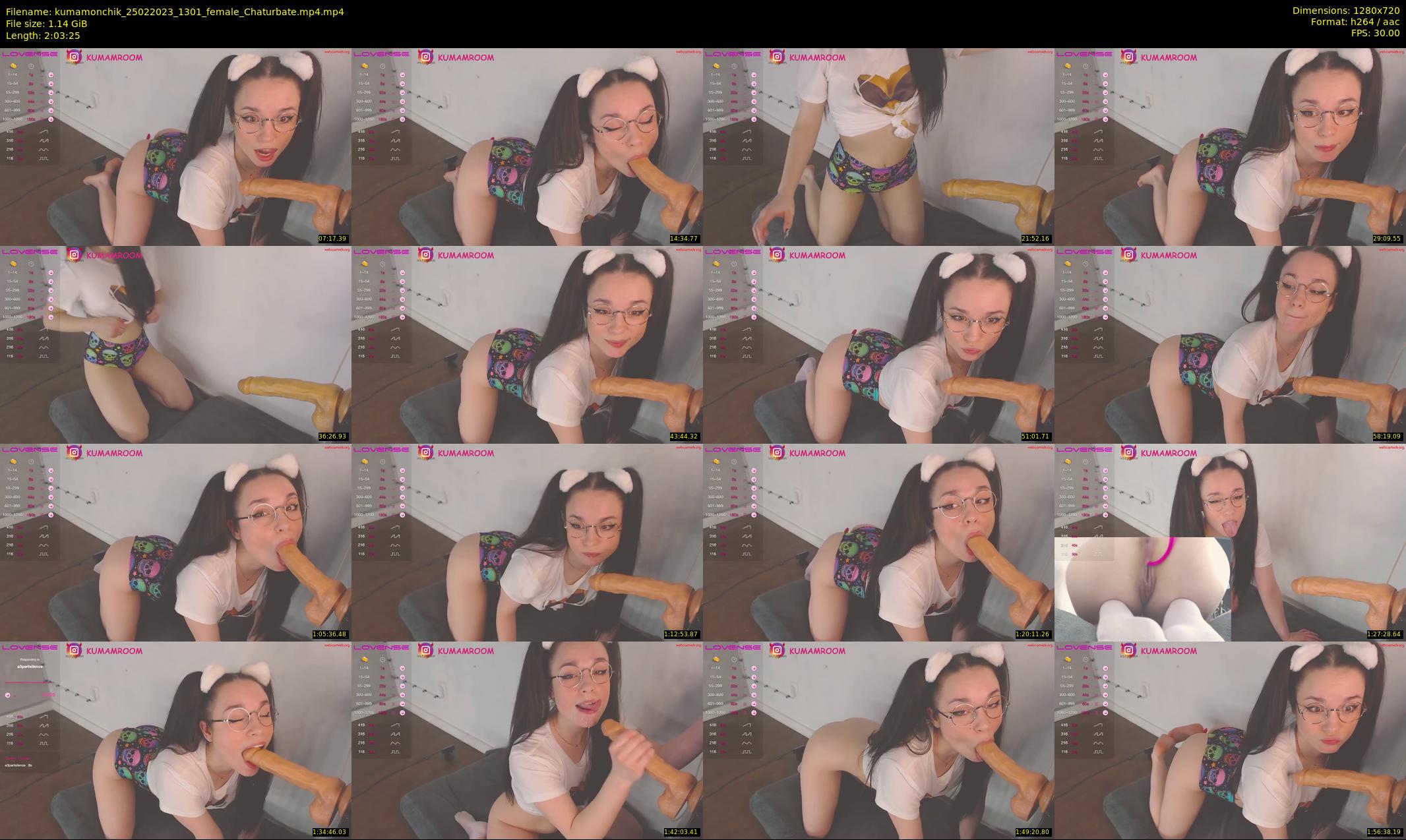 kumamonchik — 124 minute Chaturbate couple cam show recording, 720p, Feb 25, 2023
