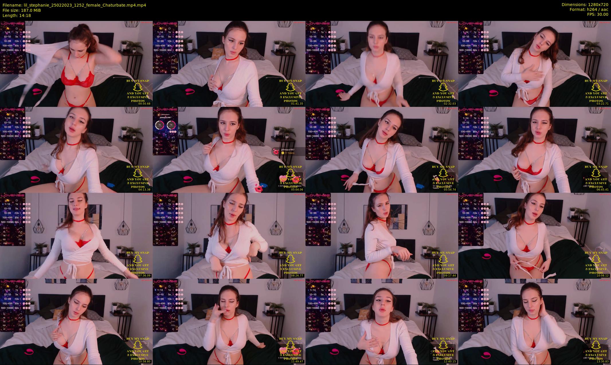 lil_stephanie — 15 minute Chaturbate female cam show recording, 720p, Feb 25, 2023