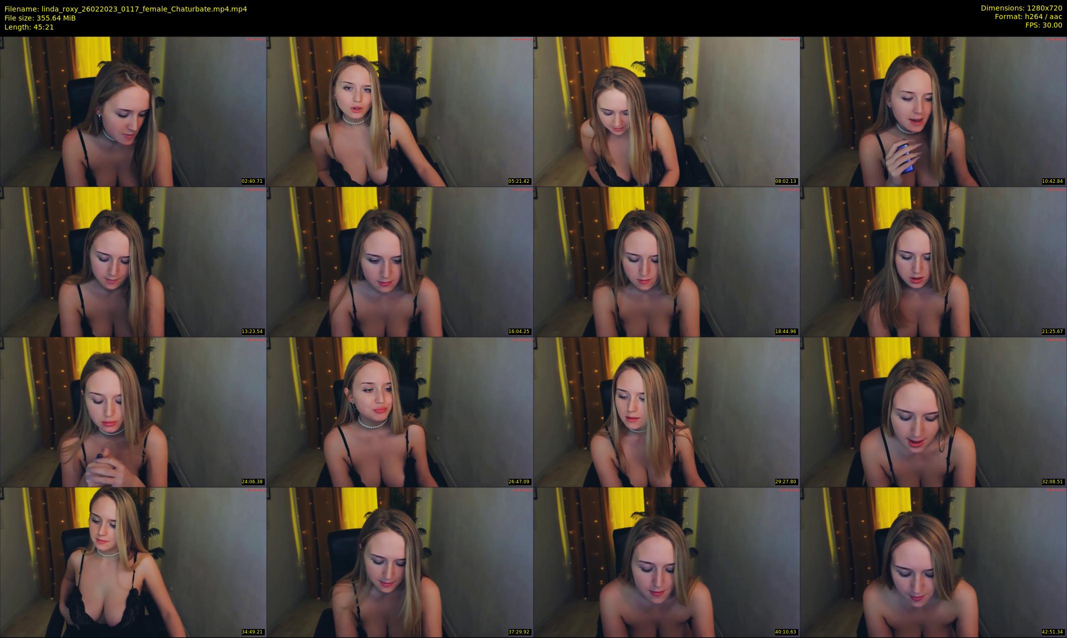 linda_roxy — 46 minute Chaturbate female cam show recording, 720p, Feb 26, 2023