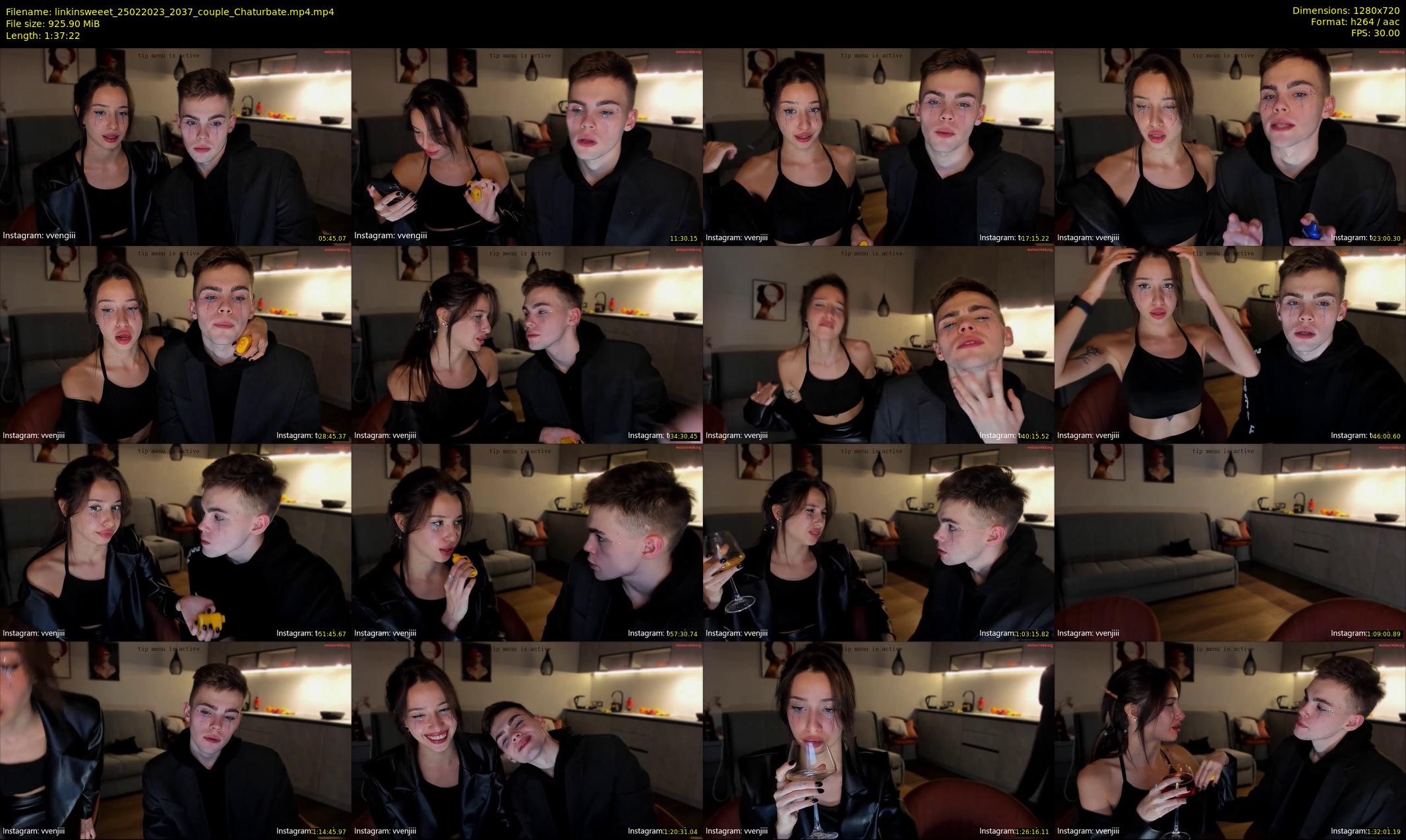linkinsweeet — 98 minute Chaturbate couple cam show recording, 720p, Feb 25, 2023