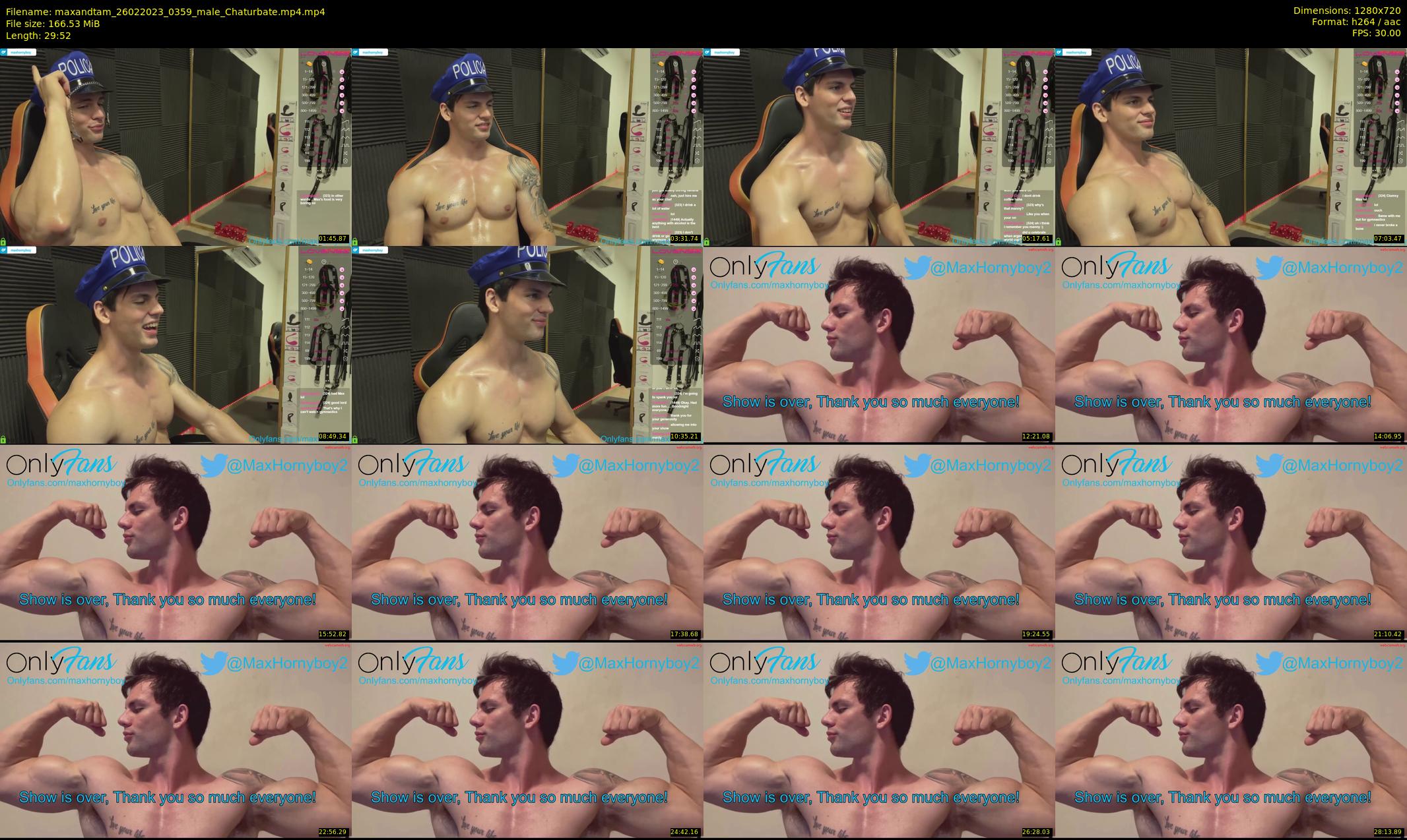 maxandtam — 30 minute Chaturbate couple cam show recording, 720p, Feb 26, 2023